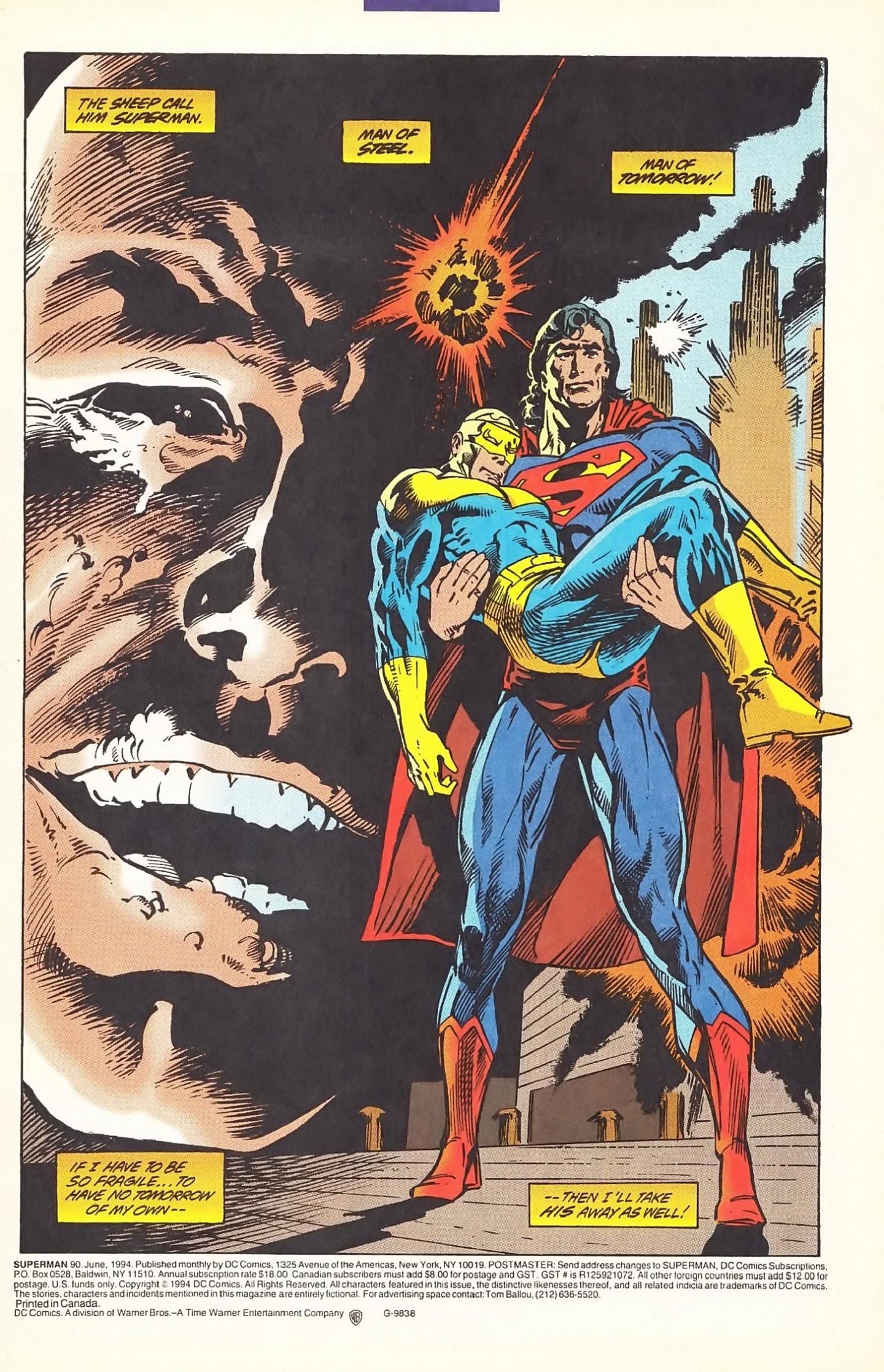 Read online Superman (1987) comic -  Issue #90 - 3
