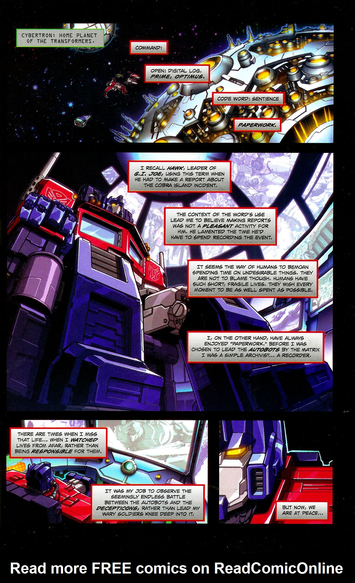 Read online G.I. Joe vs. The Transformers III: The Art of War comic -  Issue #2 - 4