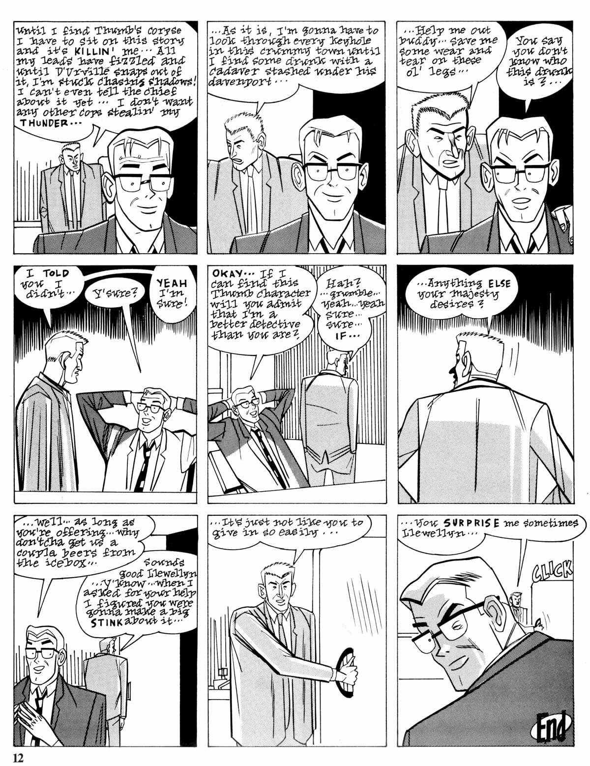 Read online Lloyd Llewellyn comic -  Issue #4 - 14
