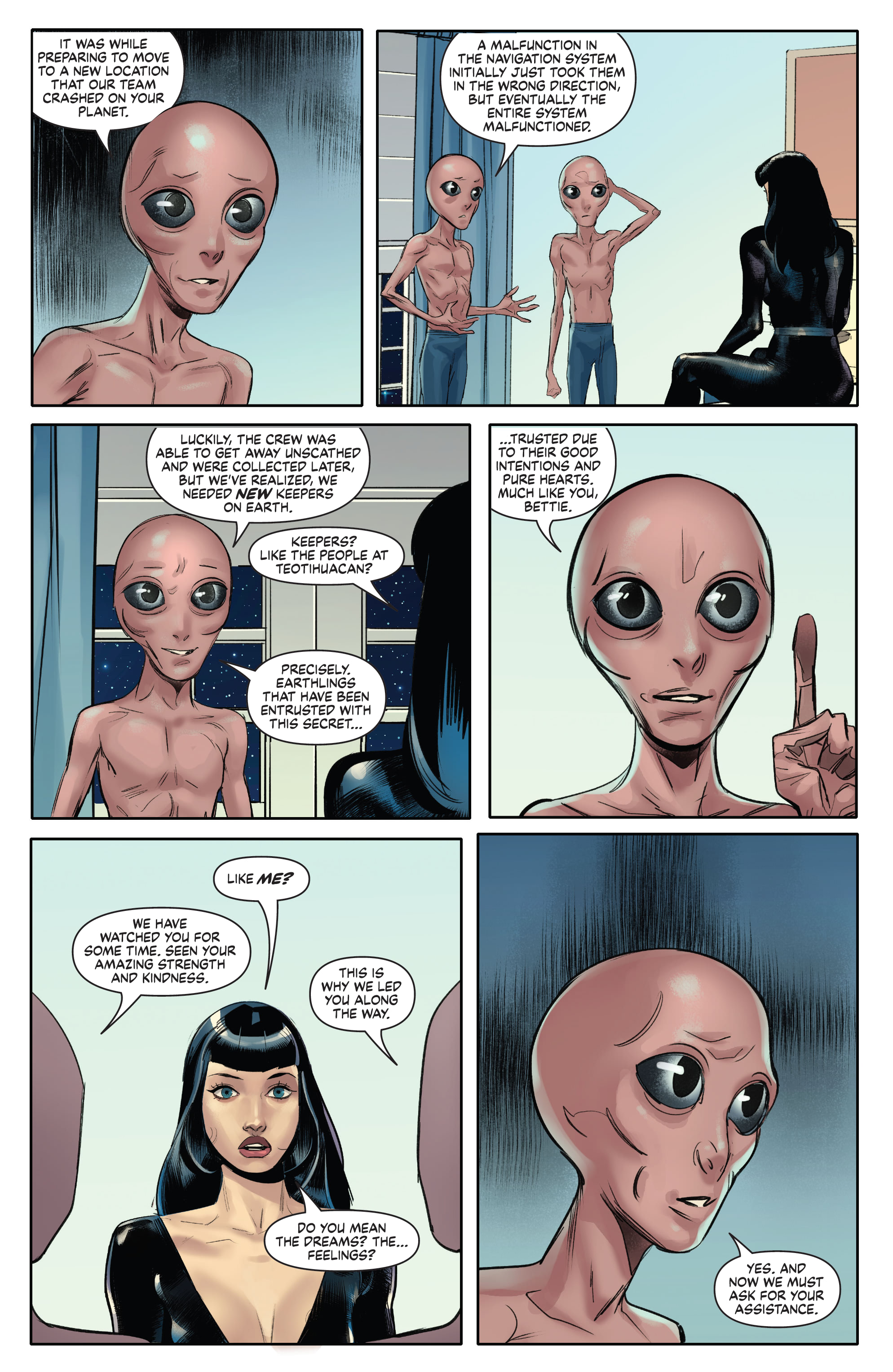 Read online Bettie Page: The Alien Agenda comic -  Issue #5 - 25
