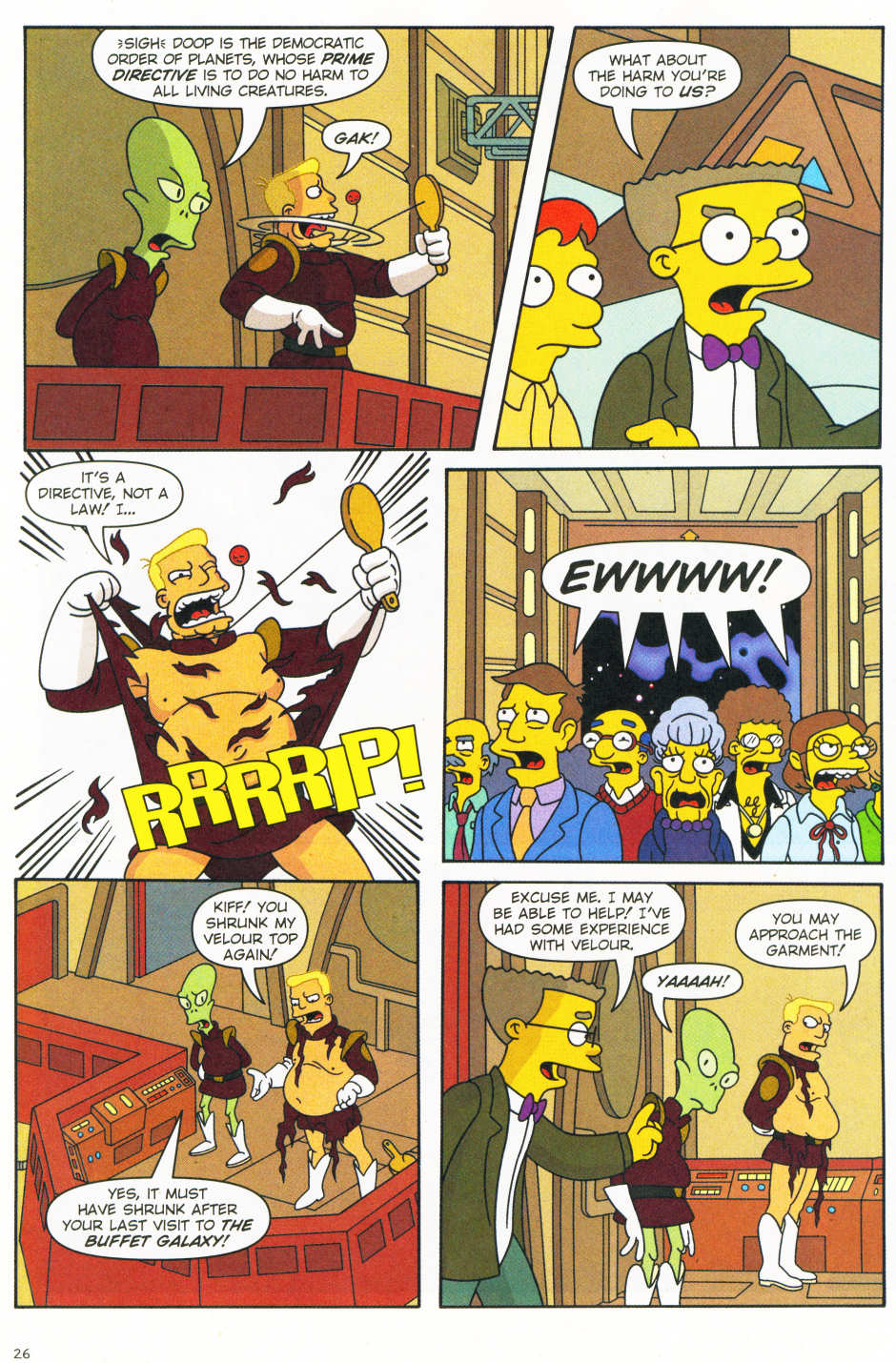 Read online The Simpsons/Futurama Crossover Crisis II comic -  Issue #1 - 26