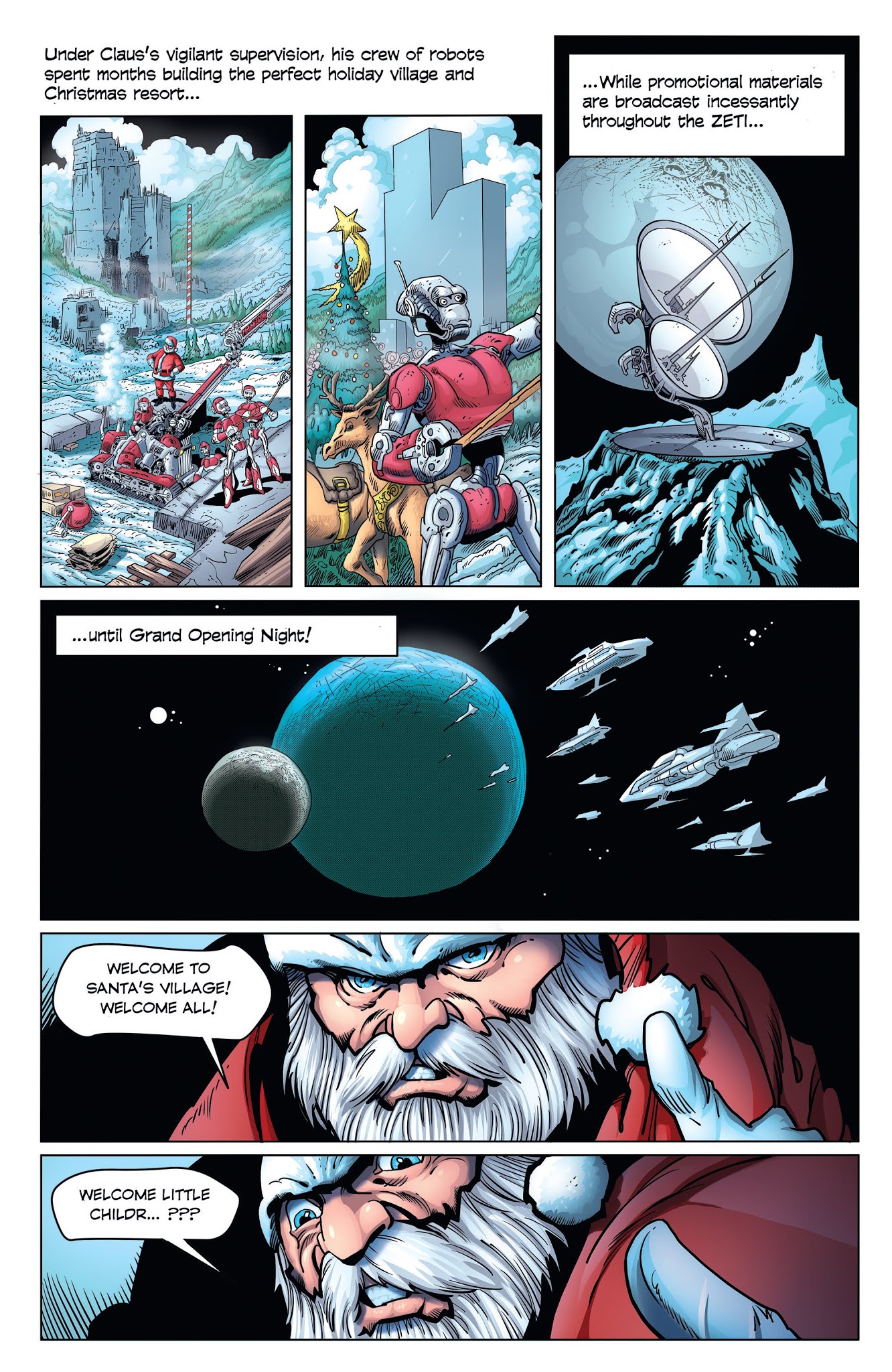 Read online Barbarella Holiday Special comic -  Issue # Full - 4