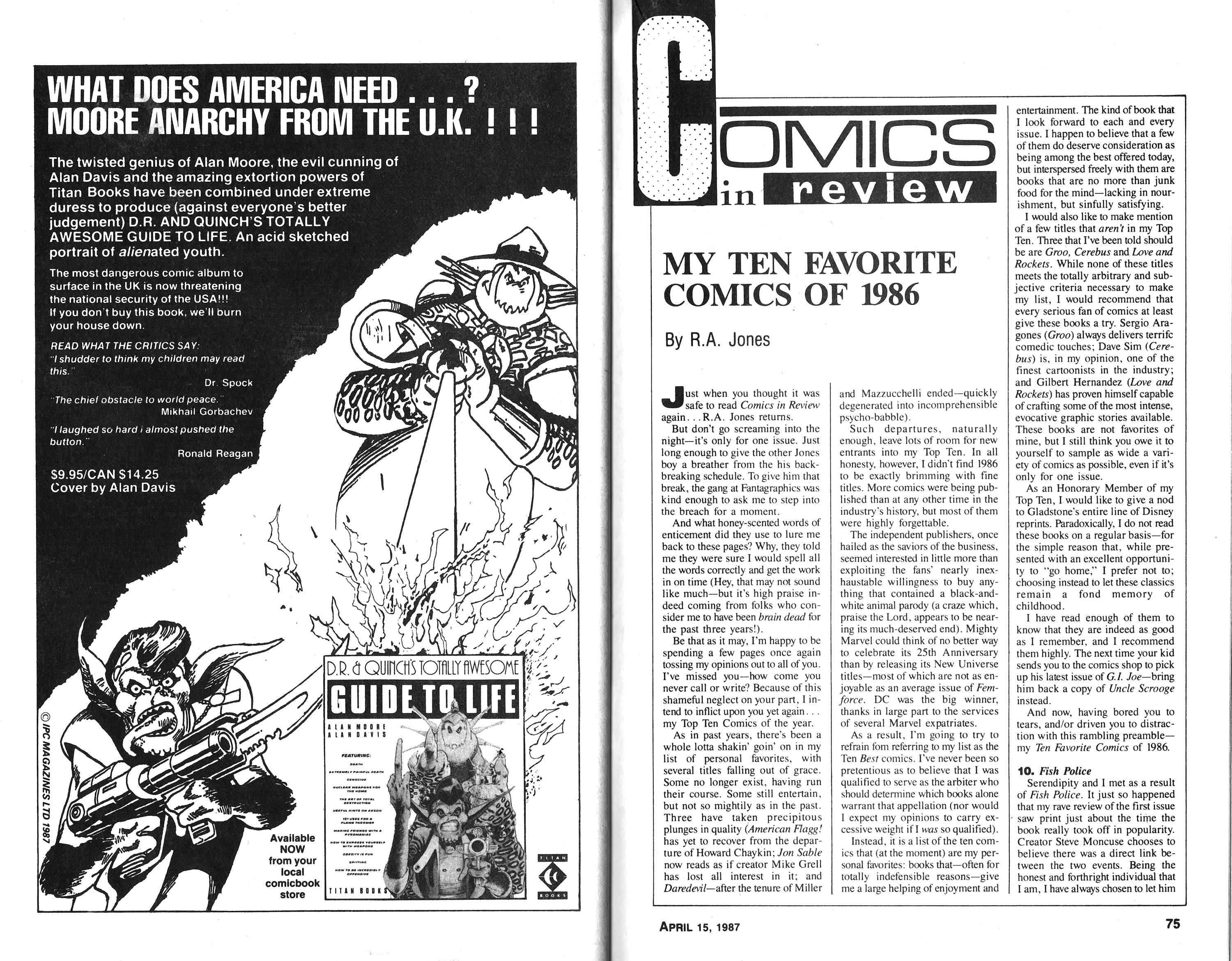 Read online Amazing Heroes comic -  Issue #115 - 38