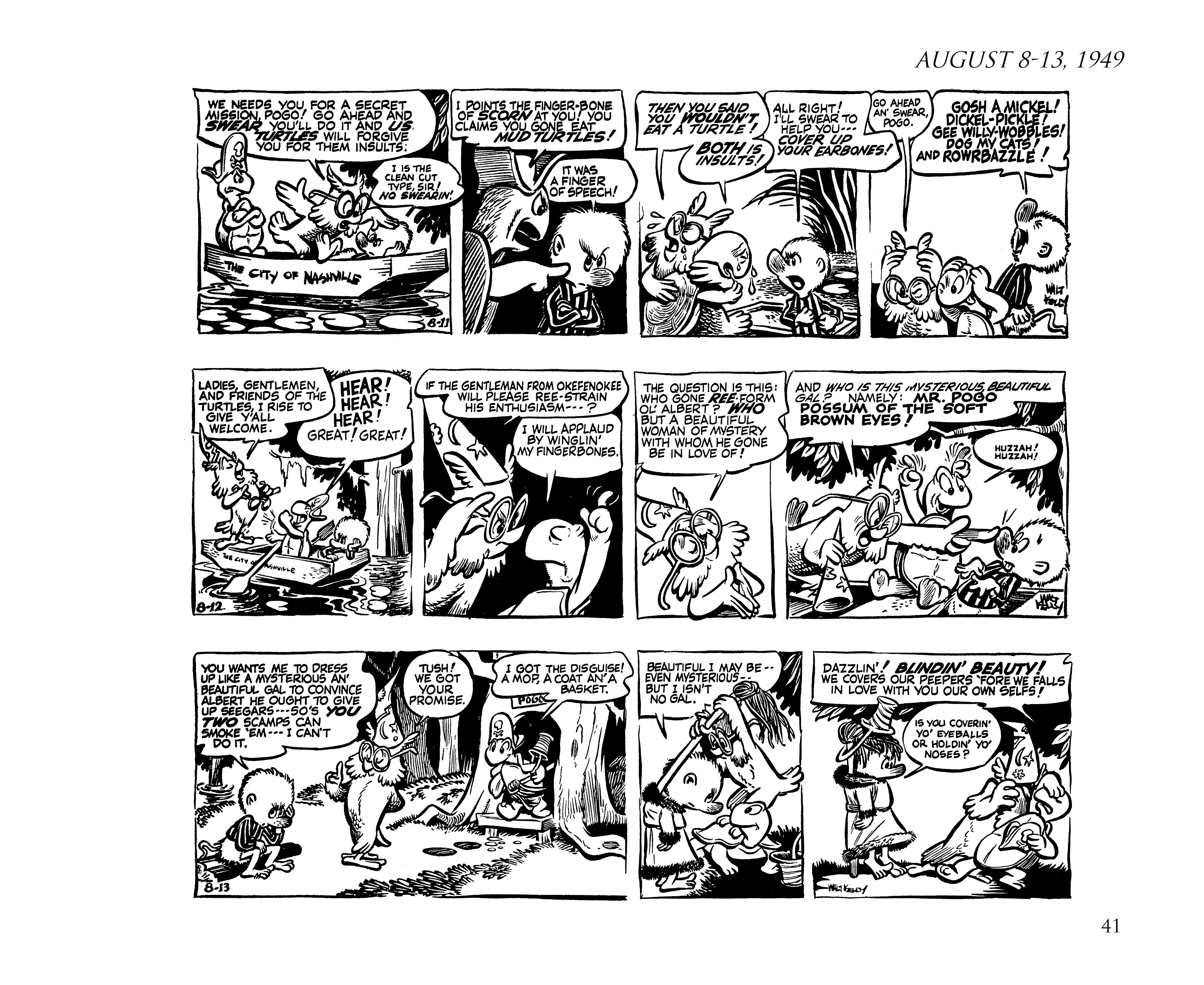 Read online Pogo by Walt Kelly: The Complete Syndicated Comic Strips comic -  Issue # TPB 1 (Part 1) - 59