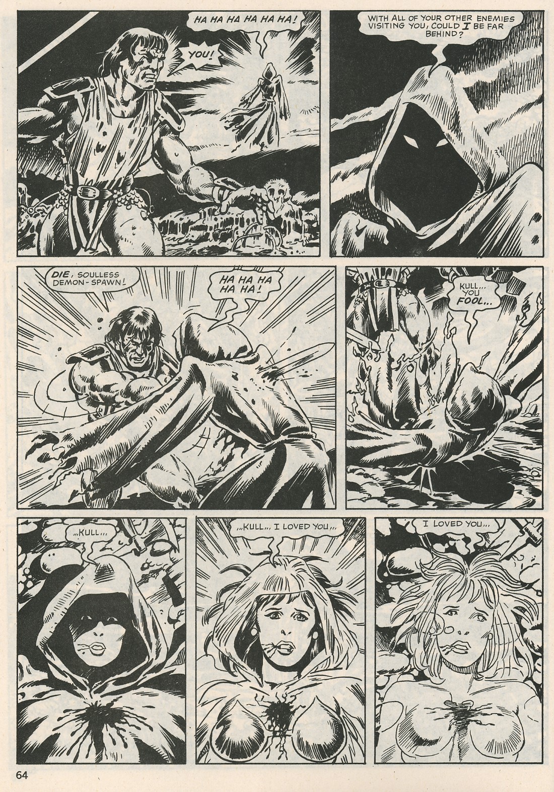 Read online The Savage Sword Of Conan comic -  Issue #126 - 64