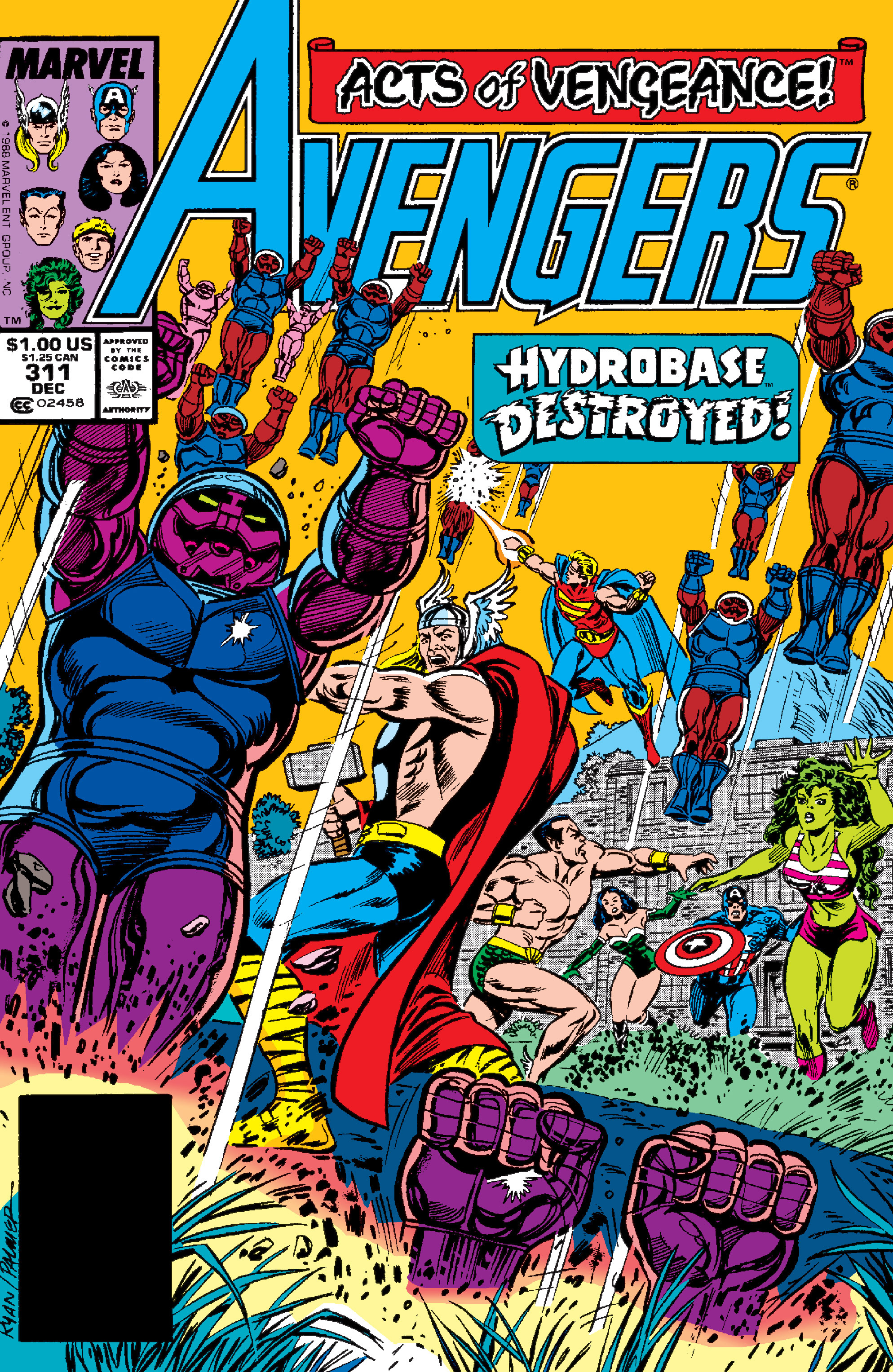 Read online The Avengers (1963) comic -  Issue #311 - 1