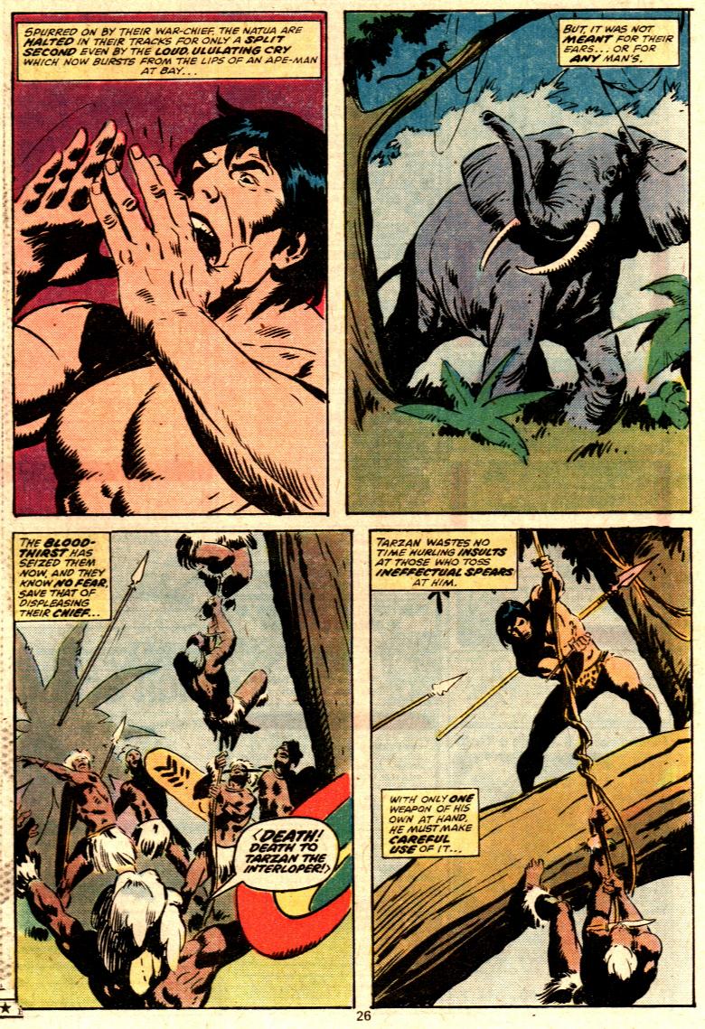 Read online Tarzan (1977) comic -  Issue #1 - 15