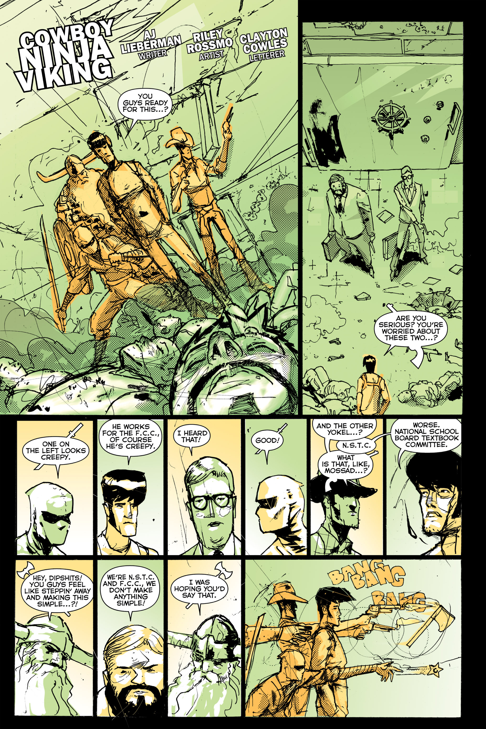 Read online Cowboy Ninja Viking Deluxe Edition comic -  Issue # TPB - 273