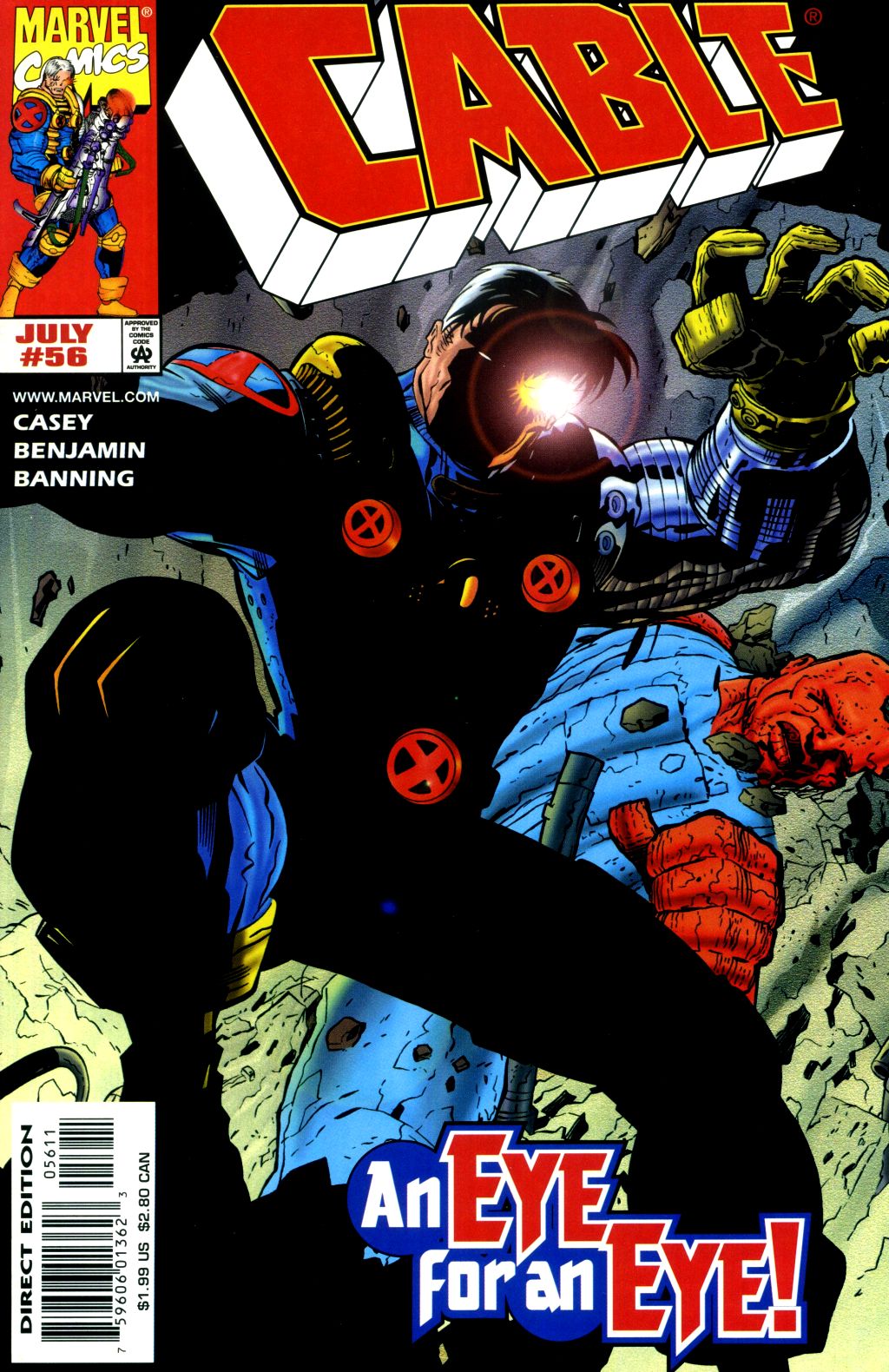 Read online Cable (1993) comic -  Issue #56 - 1