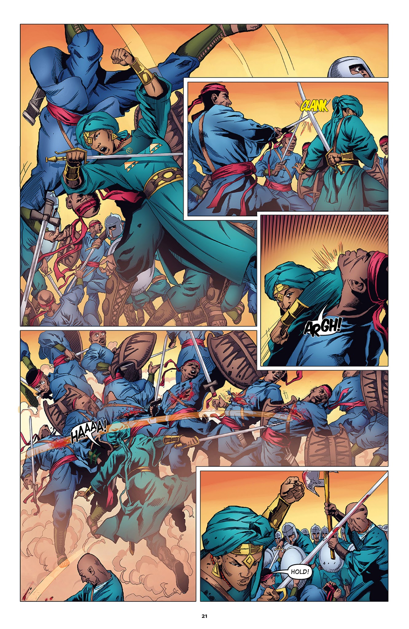 Read online Malika: Warrior Queen comic -  Issue # TPB 1 (Part 1) - 23