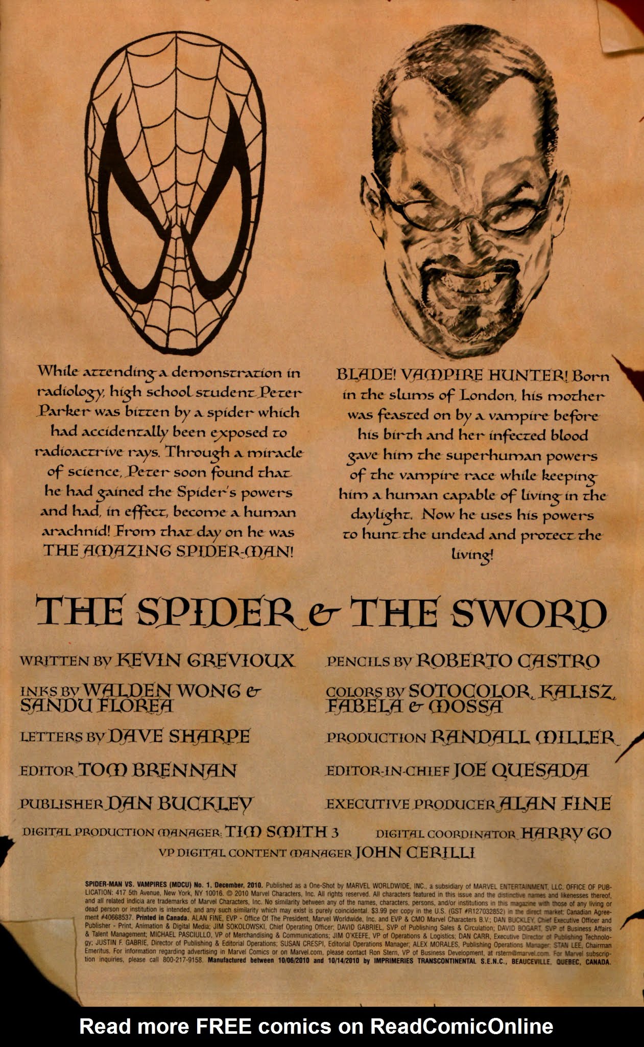 Read online Spider-Man vs. Vampires comic -  Issue # Full - 2