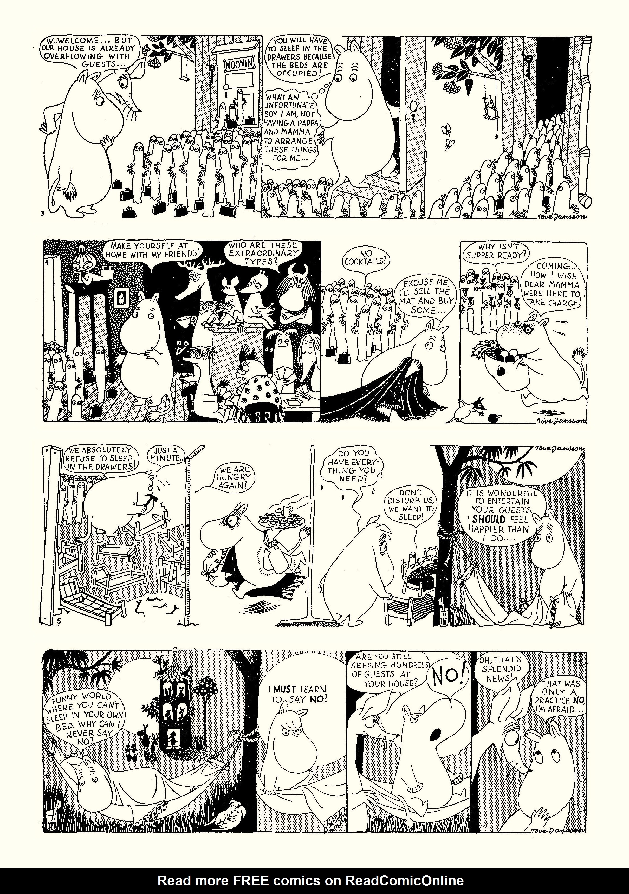 Read online Moomin: The Complete Tove Jansson Comic Strip comic -  Issue # TPB 1 - 7