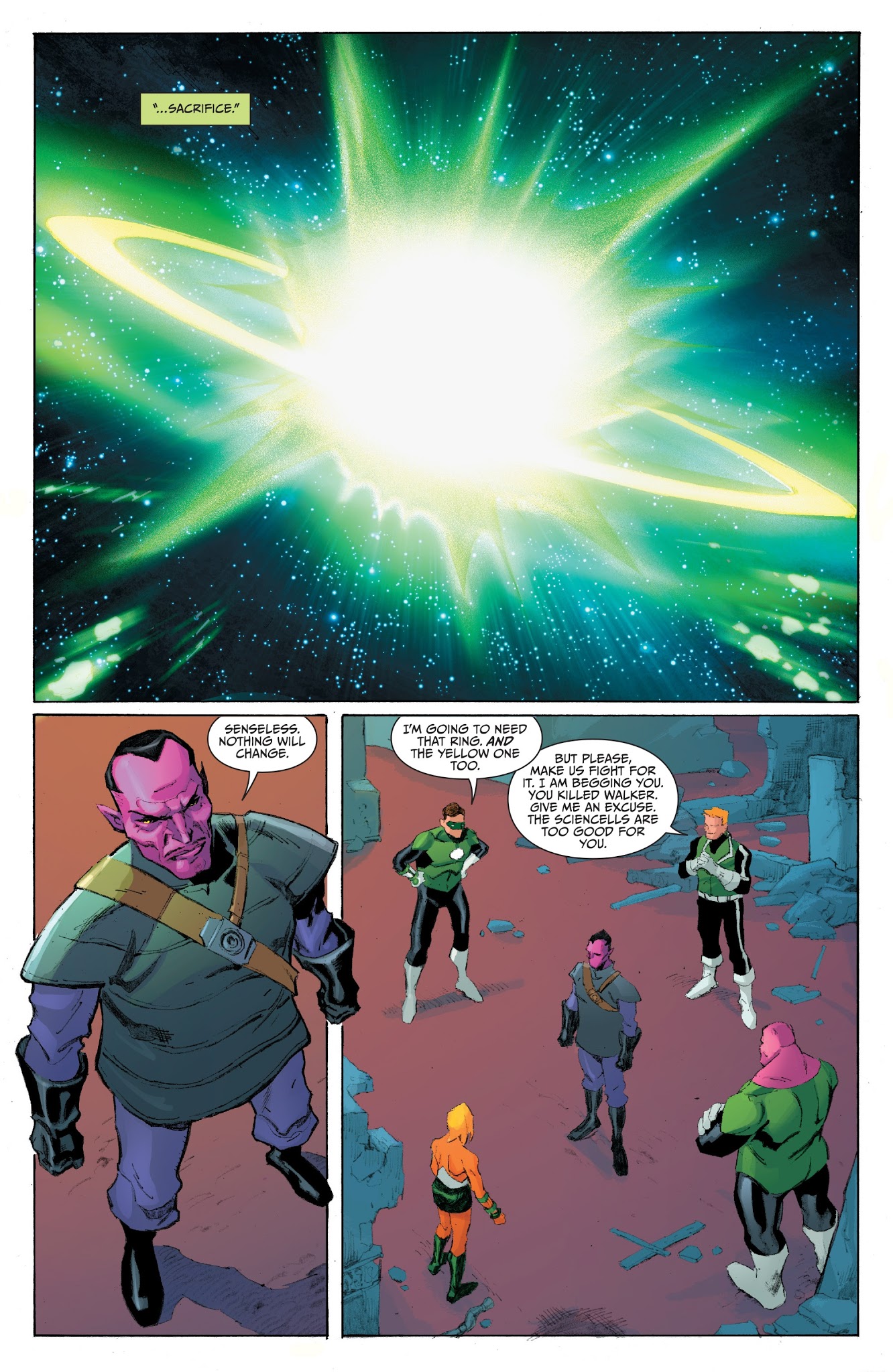 Read online Planet of the Apes/Green Lantern comic -  Issue #6 - 20