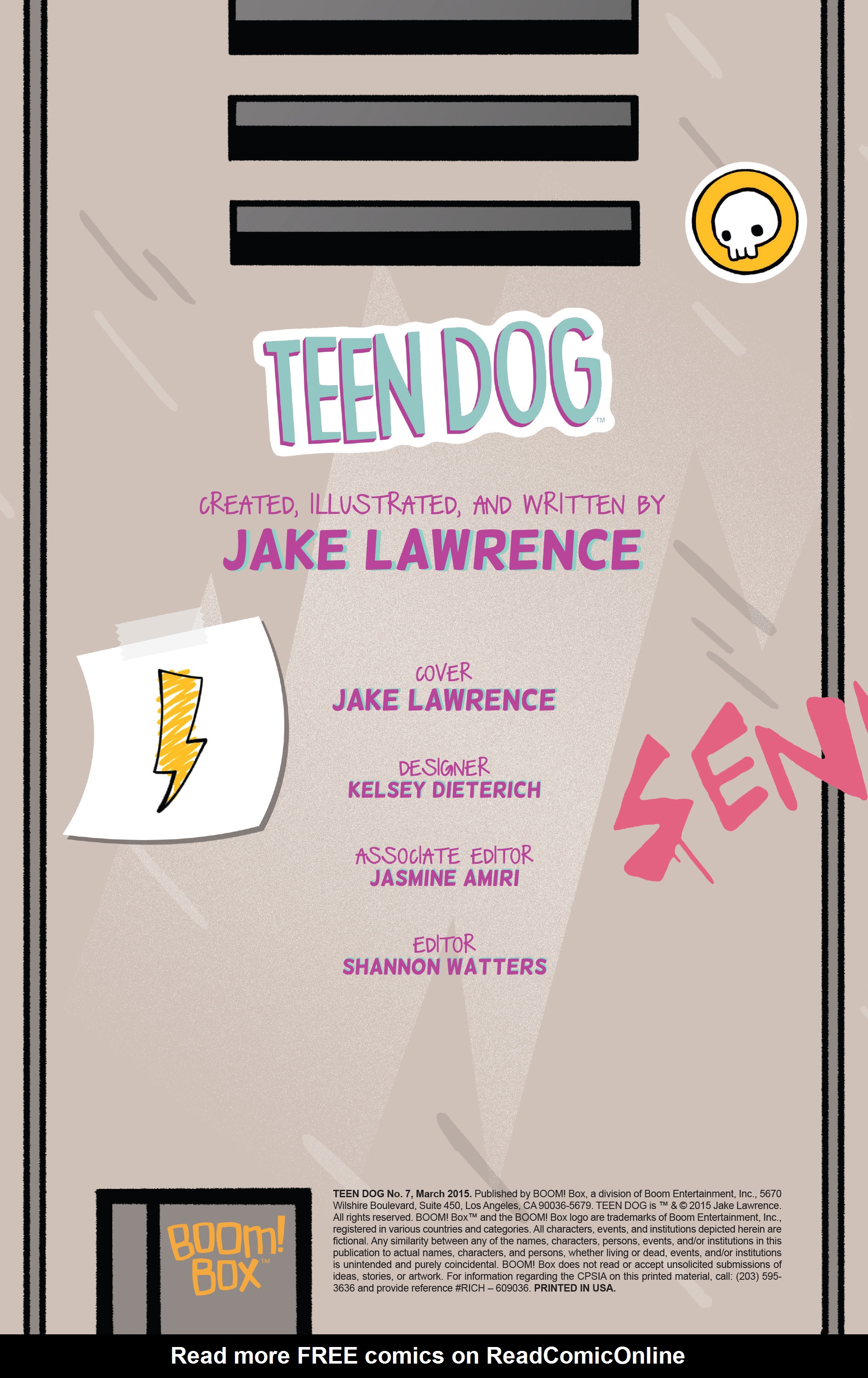 Read online Teen Dog comic -  Issue #7 - 2