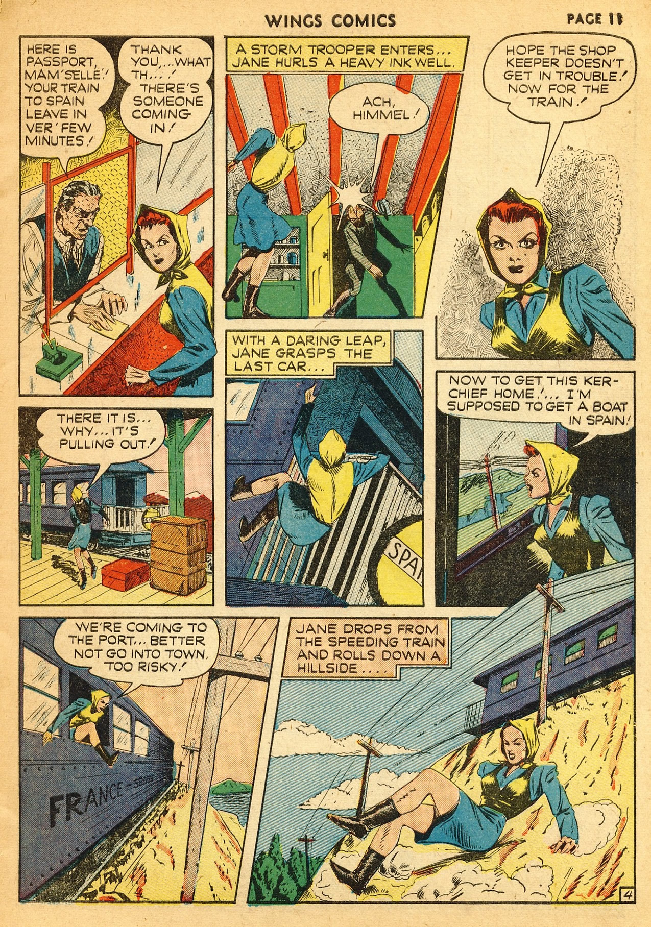 Read online Wings Comics comic -  Issue #14 - 14