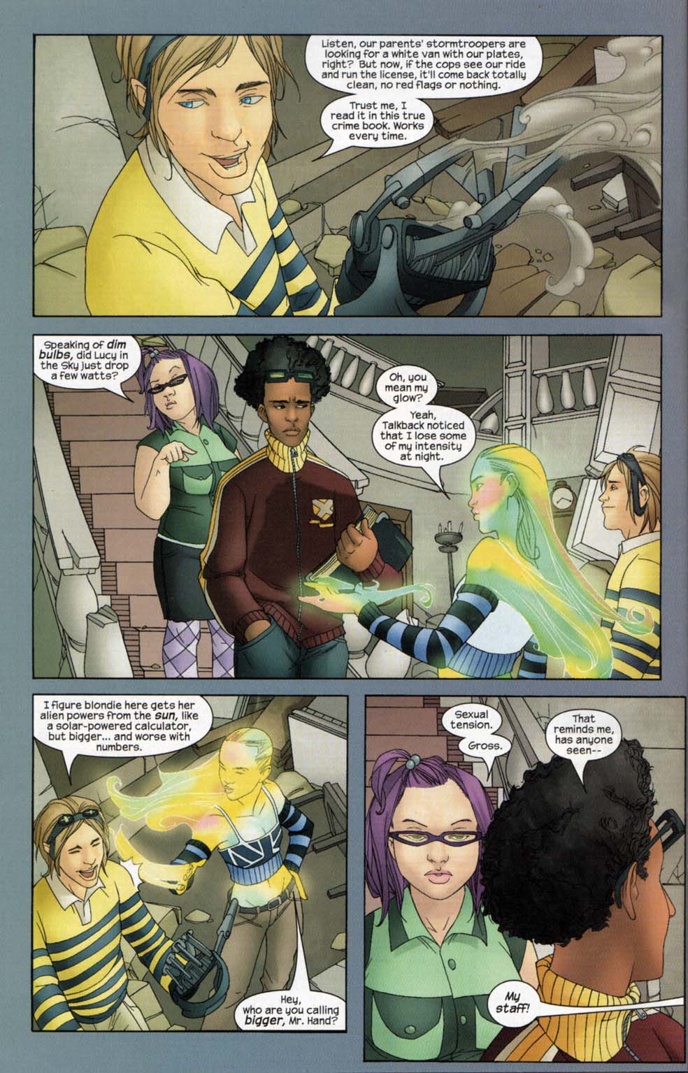 Read online Runaways (2003) comic -  Issue #7 - 12