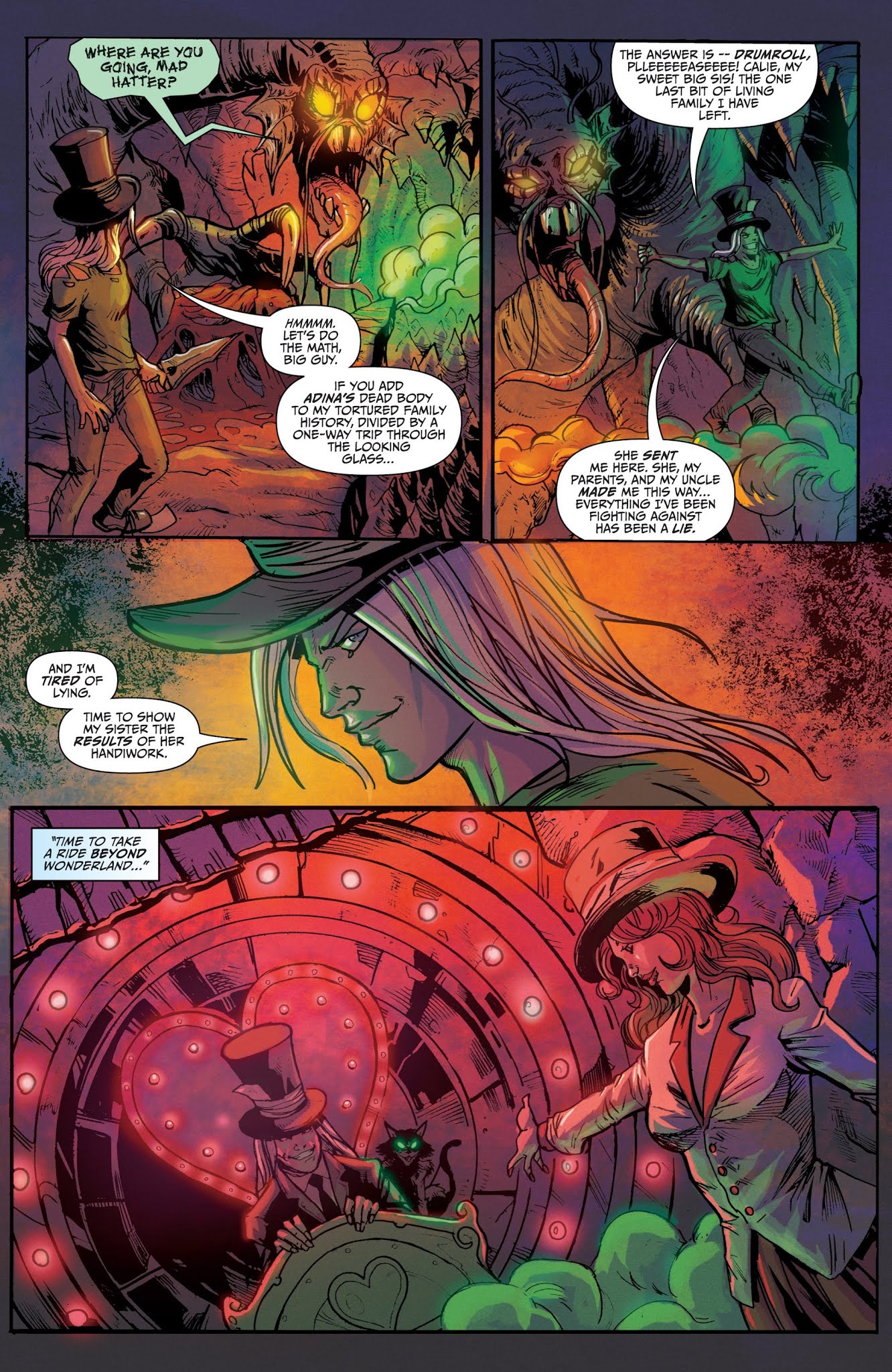 Read online Grimm Fairy Tales presents Wonderland: Through the Looking Glass comic -  Issue #5 - 25