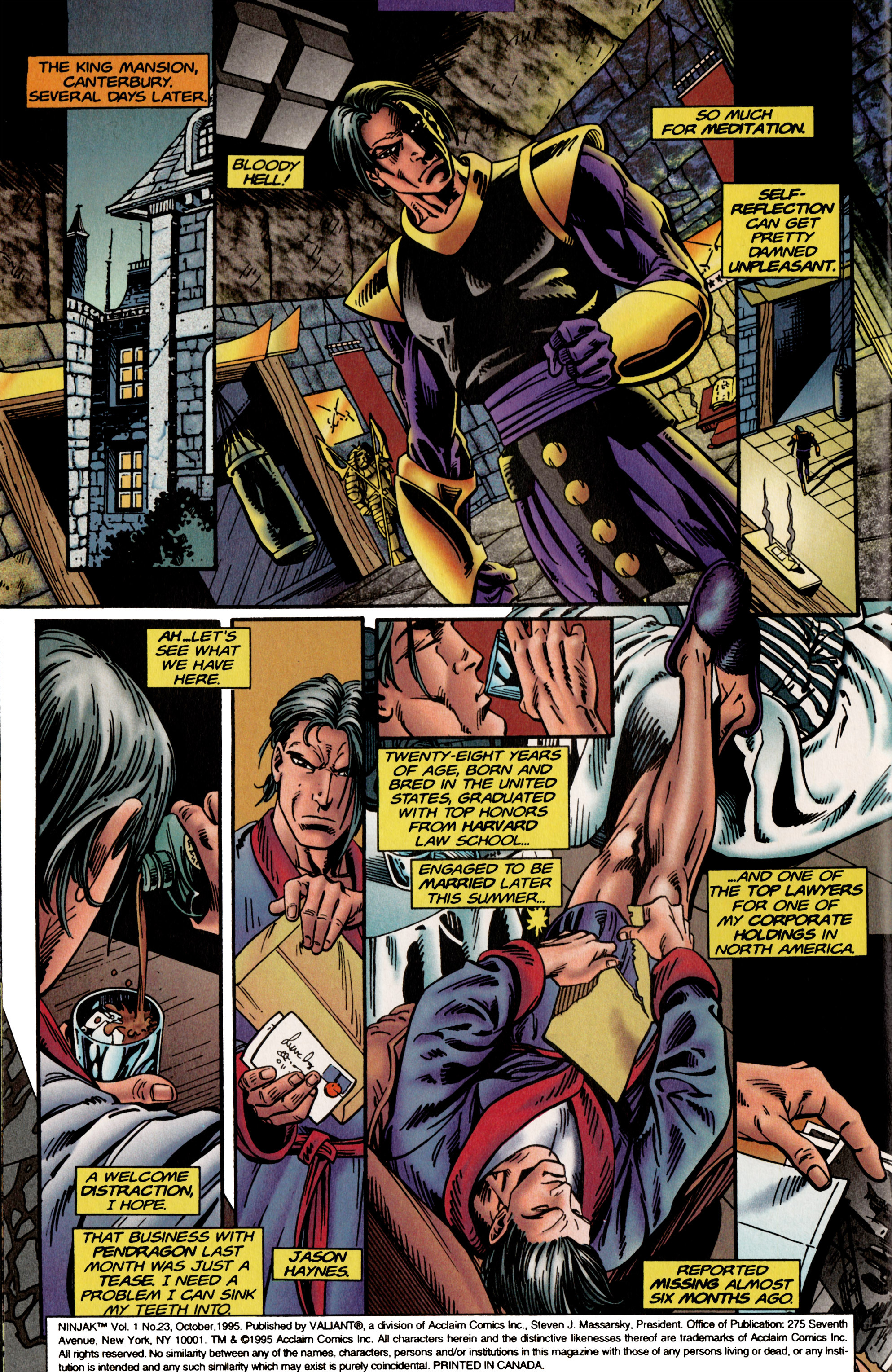 Read online Ninjak (1994) comic -  Issue #23 - 5