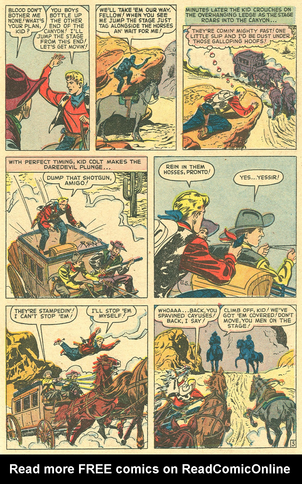 Read online Kid Colt Outlaw comic -  Issue #10 - 45