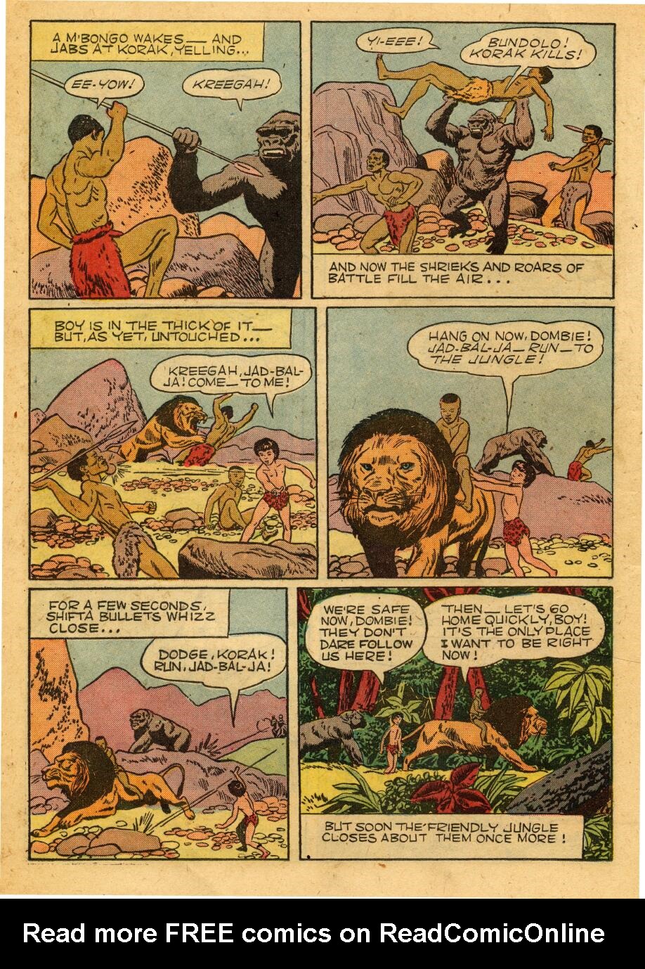 Read online Tarzan (1948) comic -  Issue #48 - 26