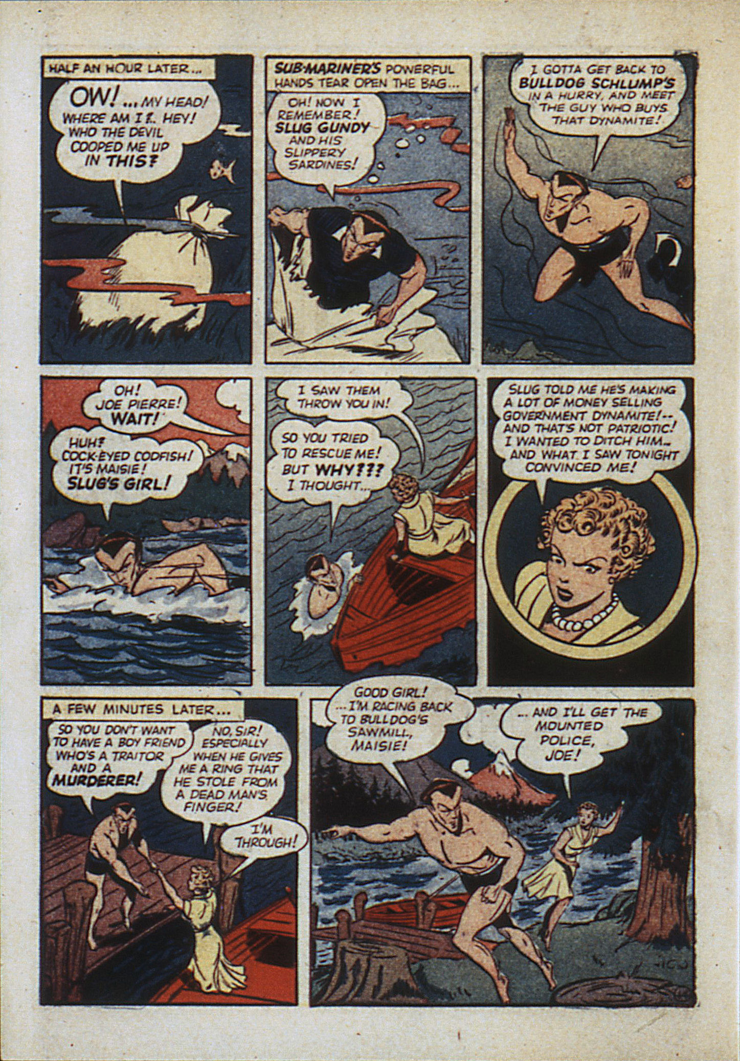 Read online Sub-Mariner Comics comic -  Issue #6 - 17