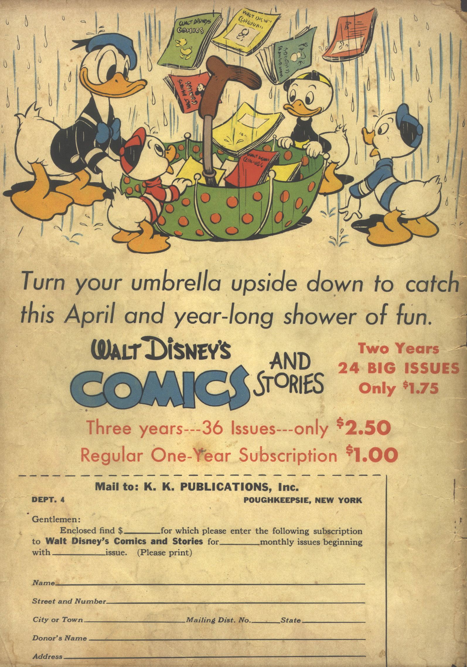 Read online Walt Disney's Comics and Stories comic -  Issue #43 - 52