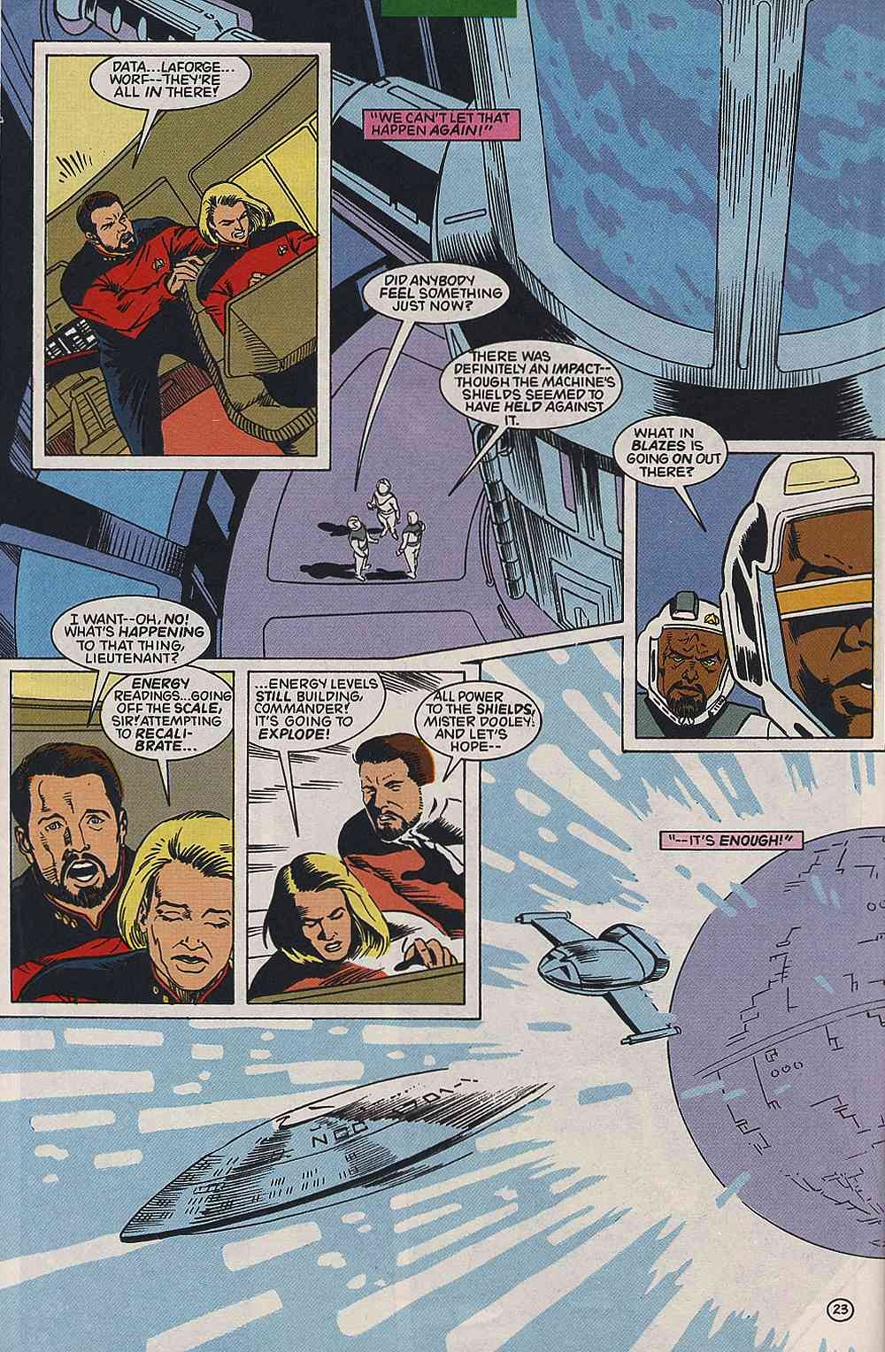 Read online Star Trek: The Next Generation (1989) comic -  Issue #40 - 23
