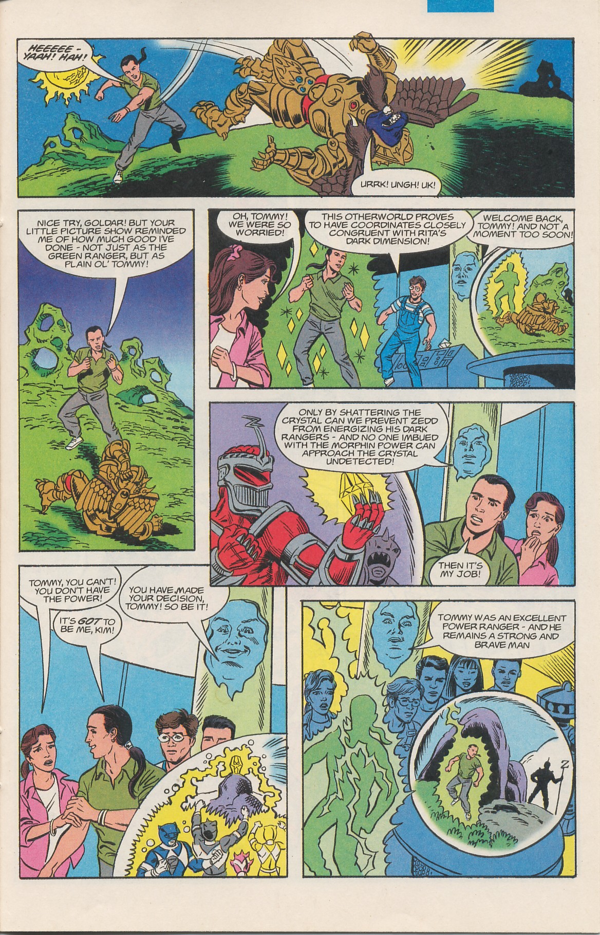 Read online Mighty Morphin Power Rangers Saga comic -  Issue #3 - 21