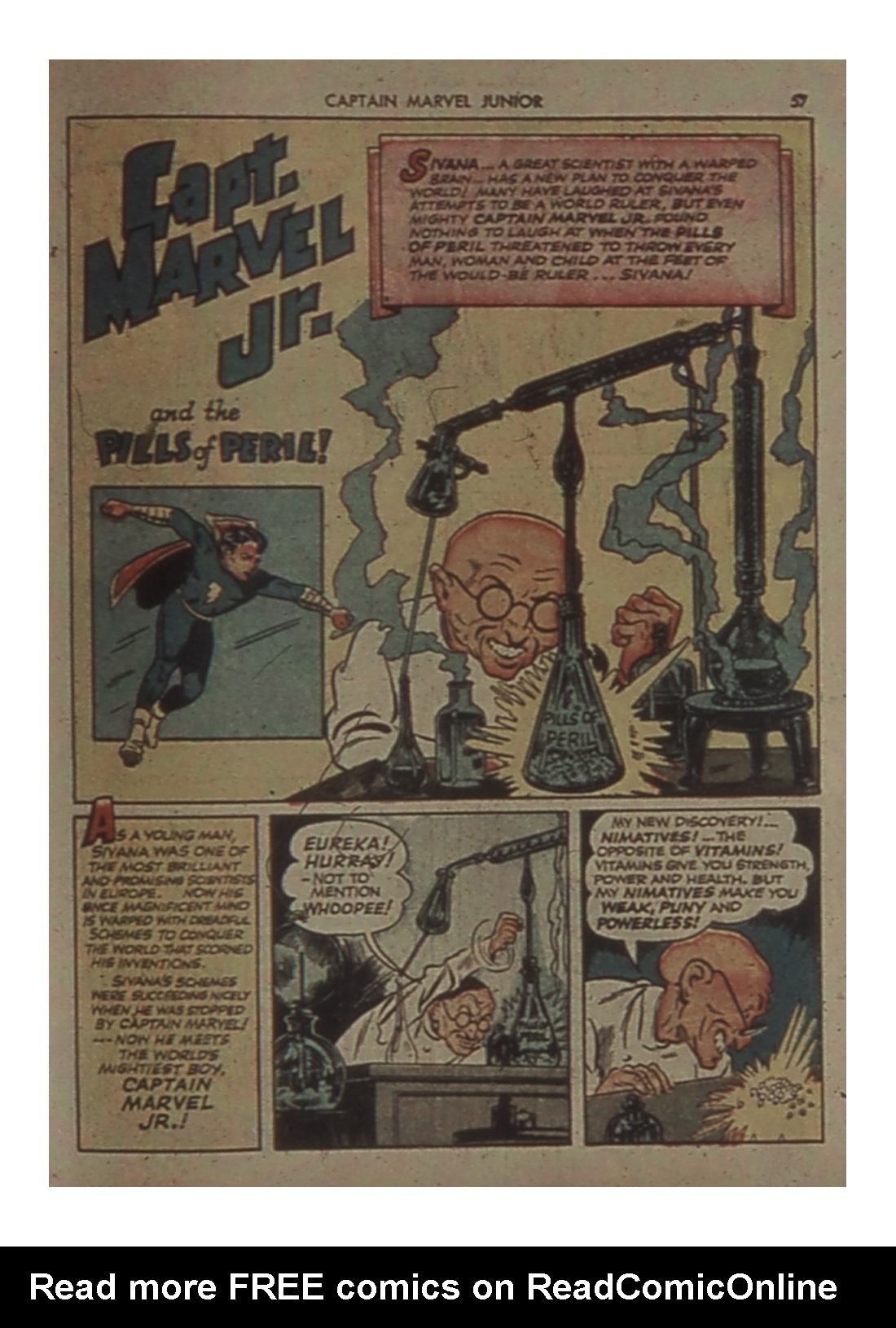 Read online Captain Marvel, Jr. comic -  Issue #4 - 58