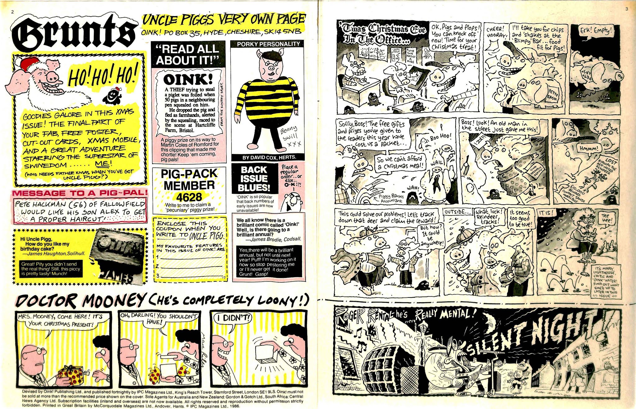 Read online Oink! comic -  Issue #17 - 2