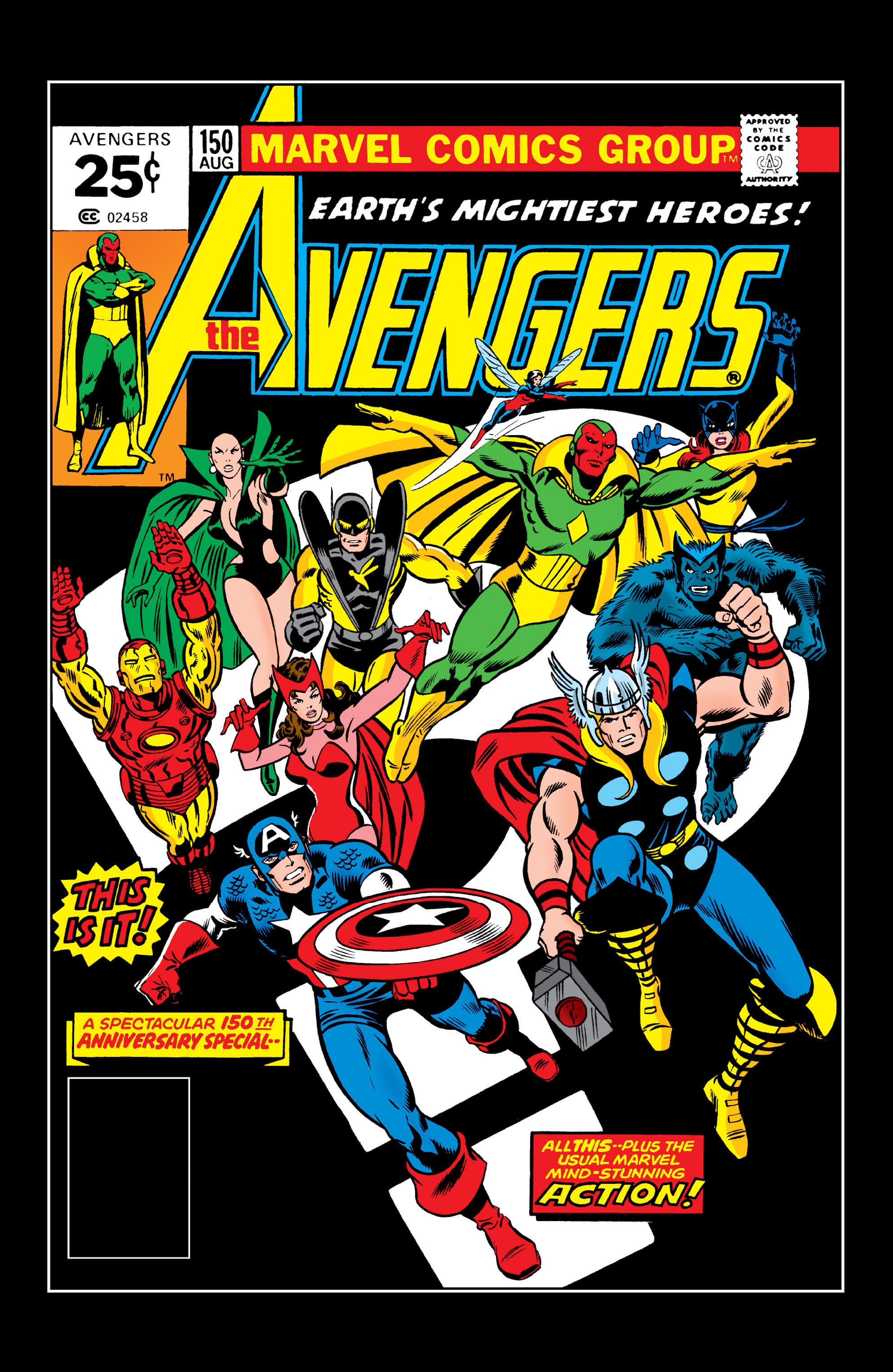 Read online The Avengers (1963) comic -  Issue #150 - 1