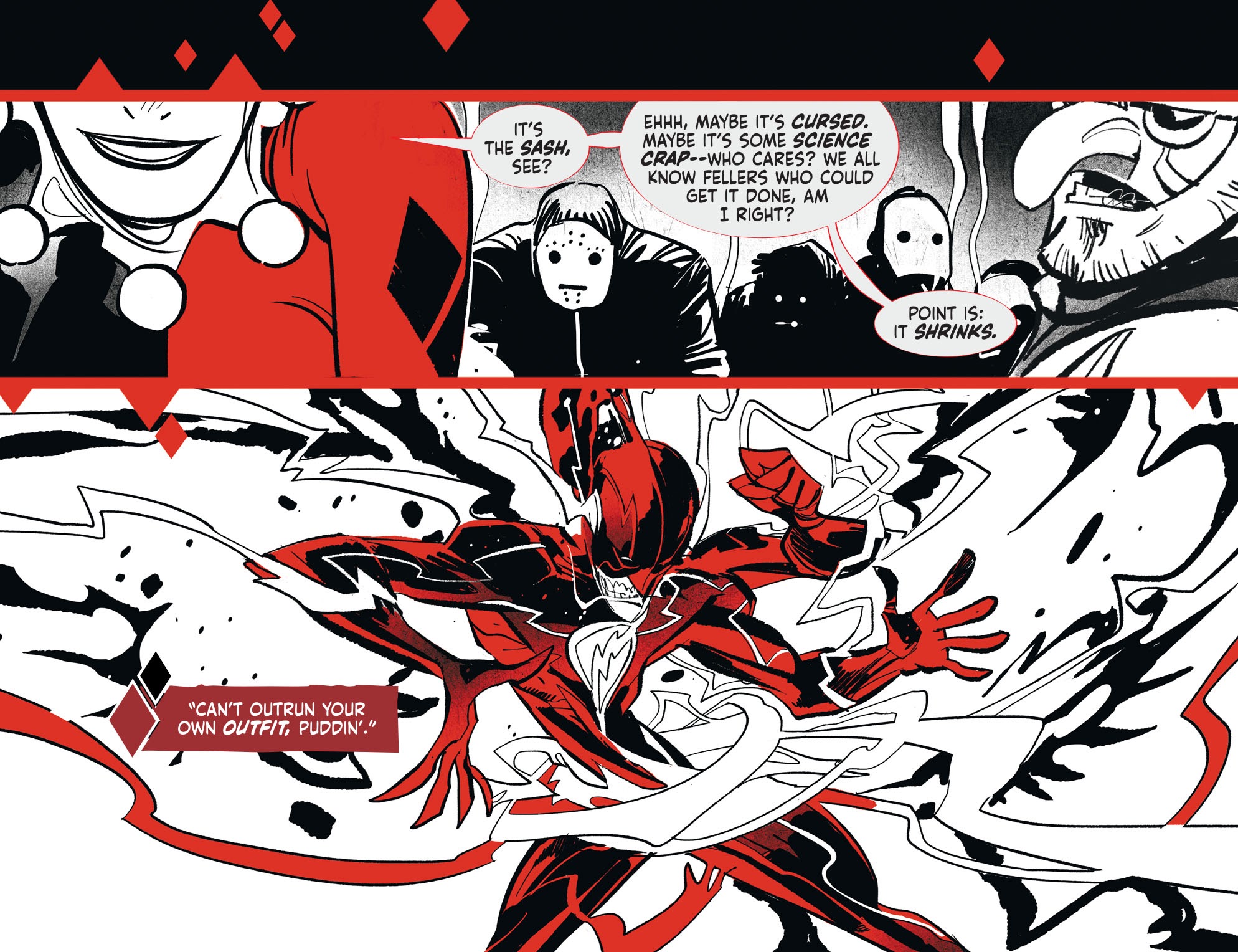 Read online Harley Quinn Black   White   Red comic -  Issue #11 - 12