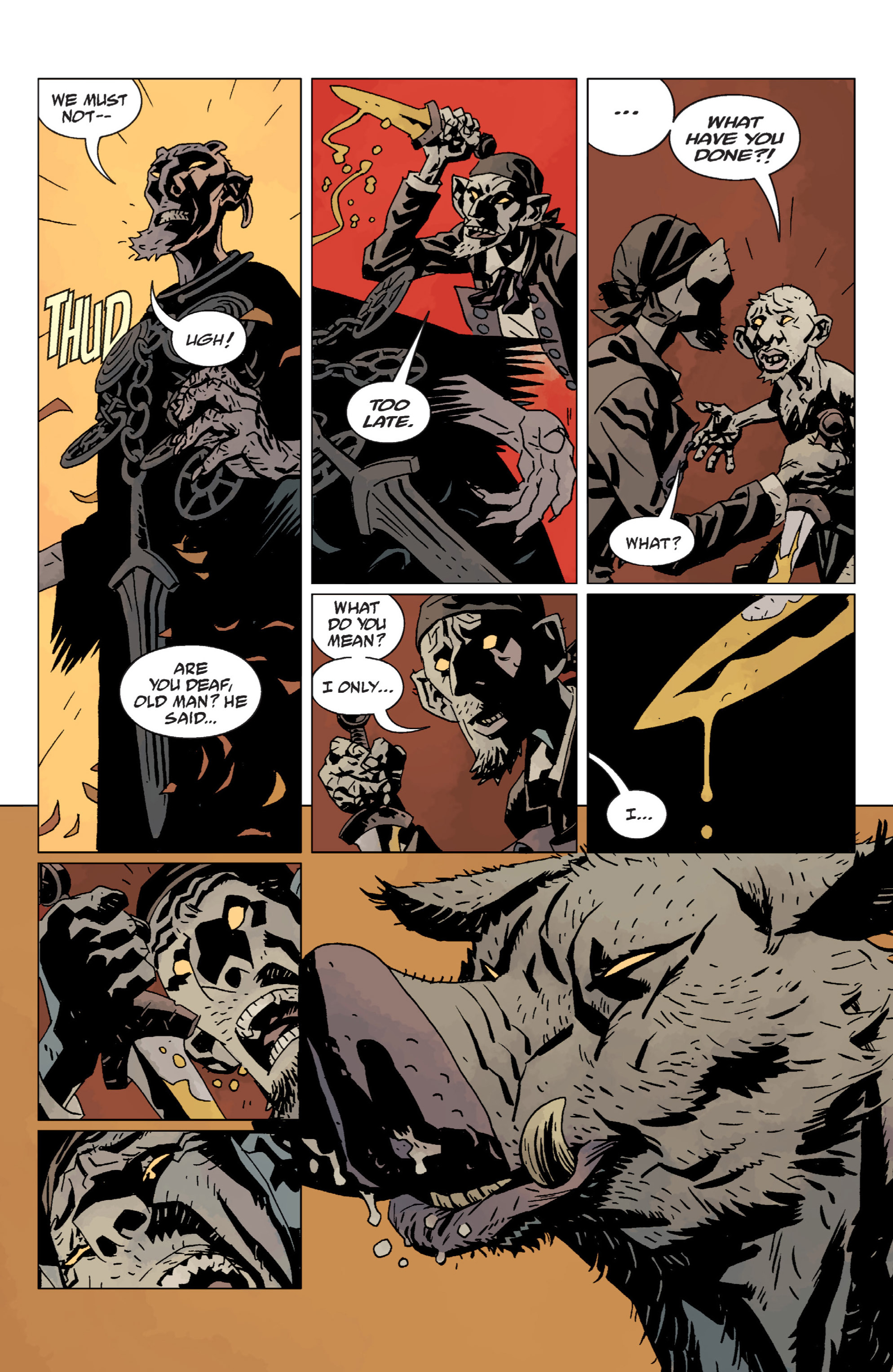 Read online Hellboy comic -  Issue #8 - 162