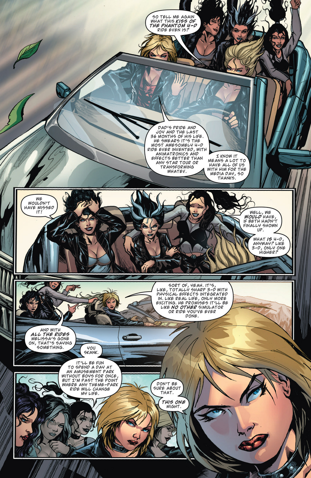 Read online KISS Girls comic -  Issue #5 - 8