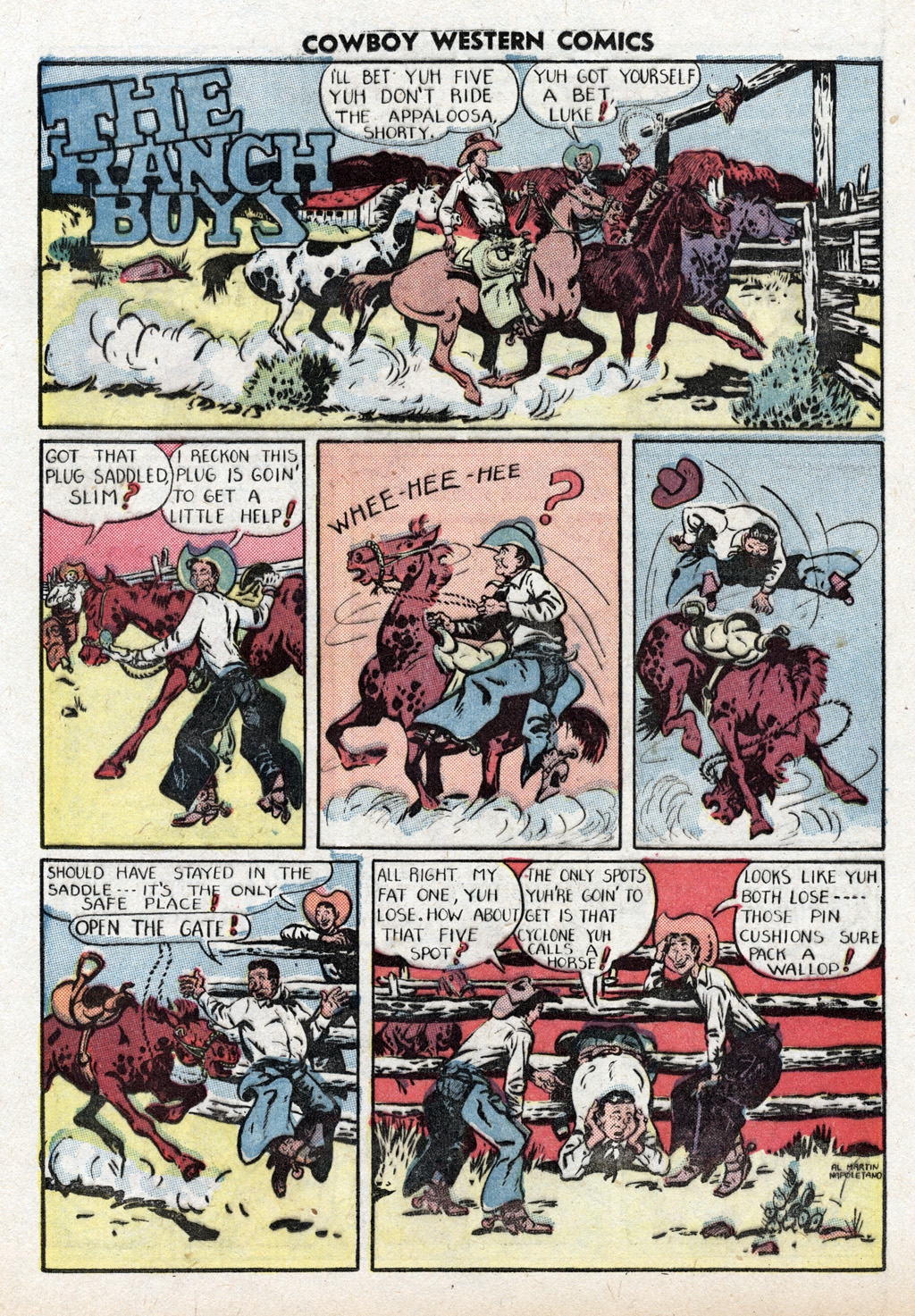 Read online Cowboy Western Comics (1948) comic -  Issue #22 - 30