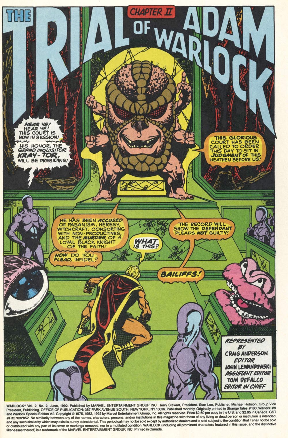 Read online Warlock (1982) comic -  Issue #2 - 2