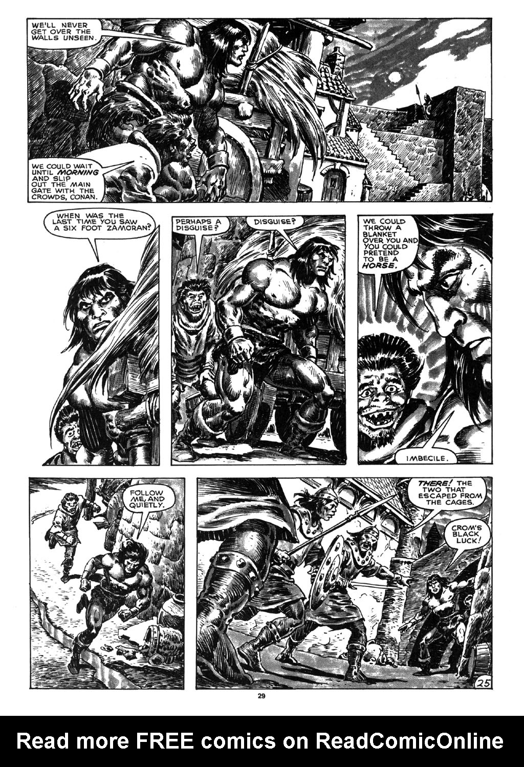 Read online The Savage Sword Of Conan comic -  Issue #164 - 27