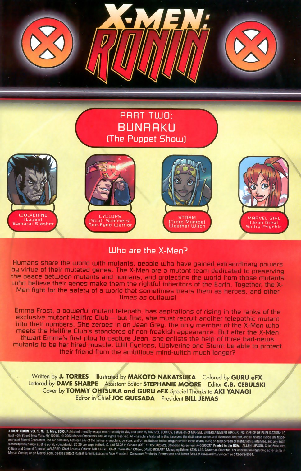 Read online X-Men: Ronin comic -  Issue #2 - 2