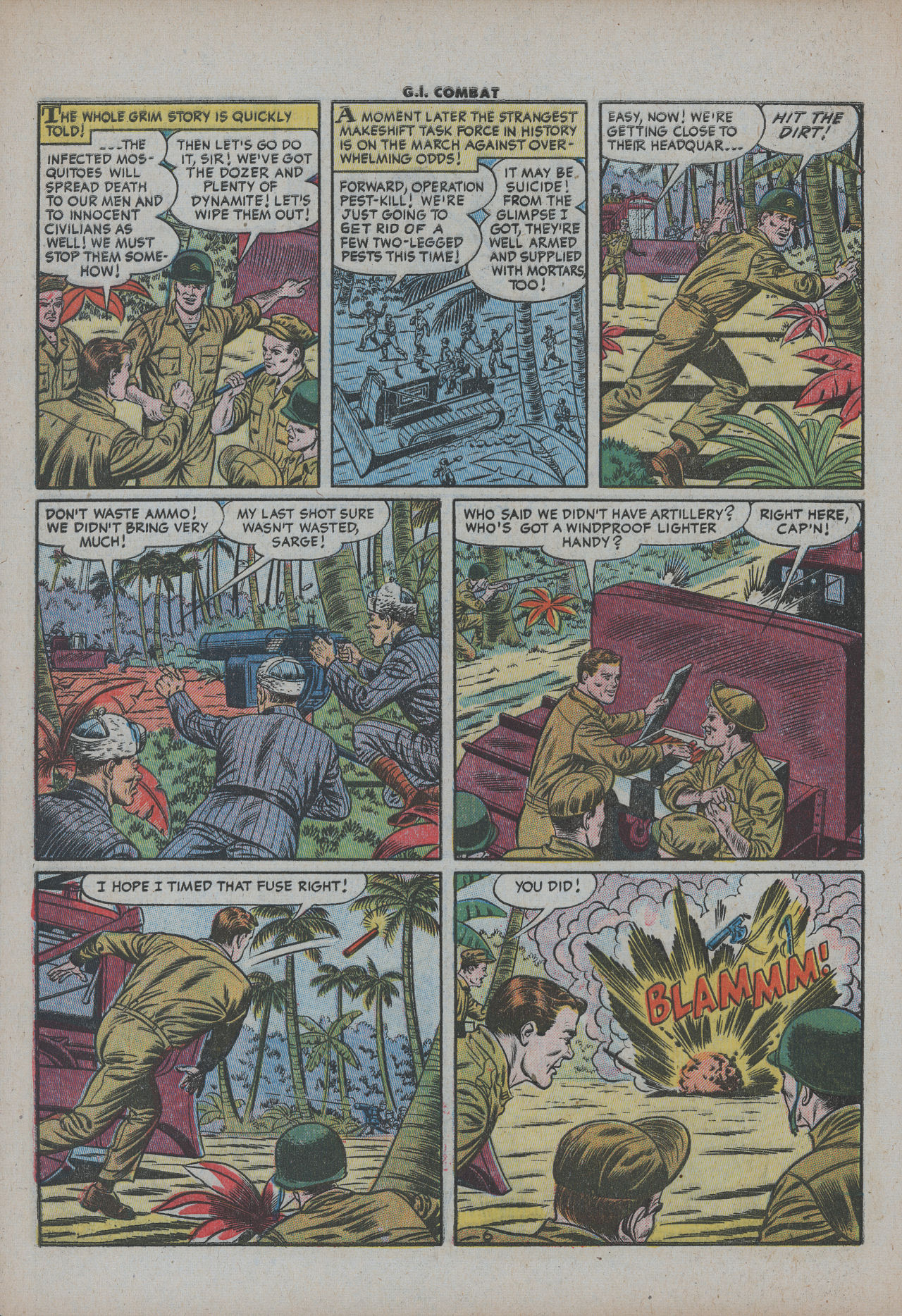 Read online G.I. Combat (1952) comic -  Issue #32 - 8