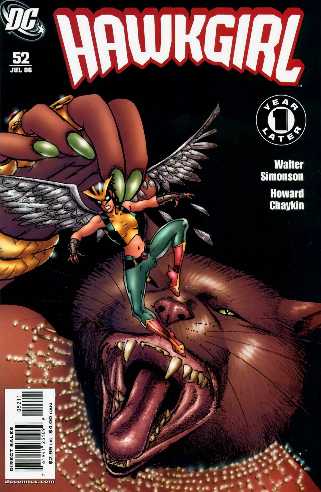 Read online Hawkgirl comic -  Issue #52 - 1