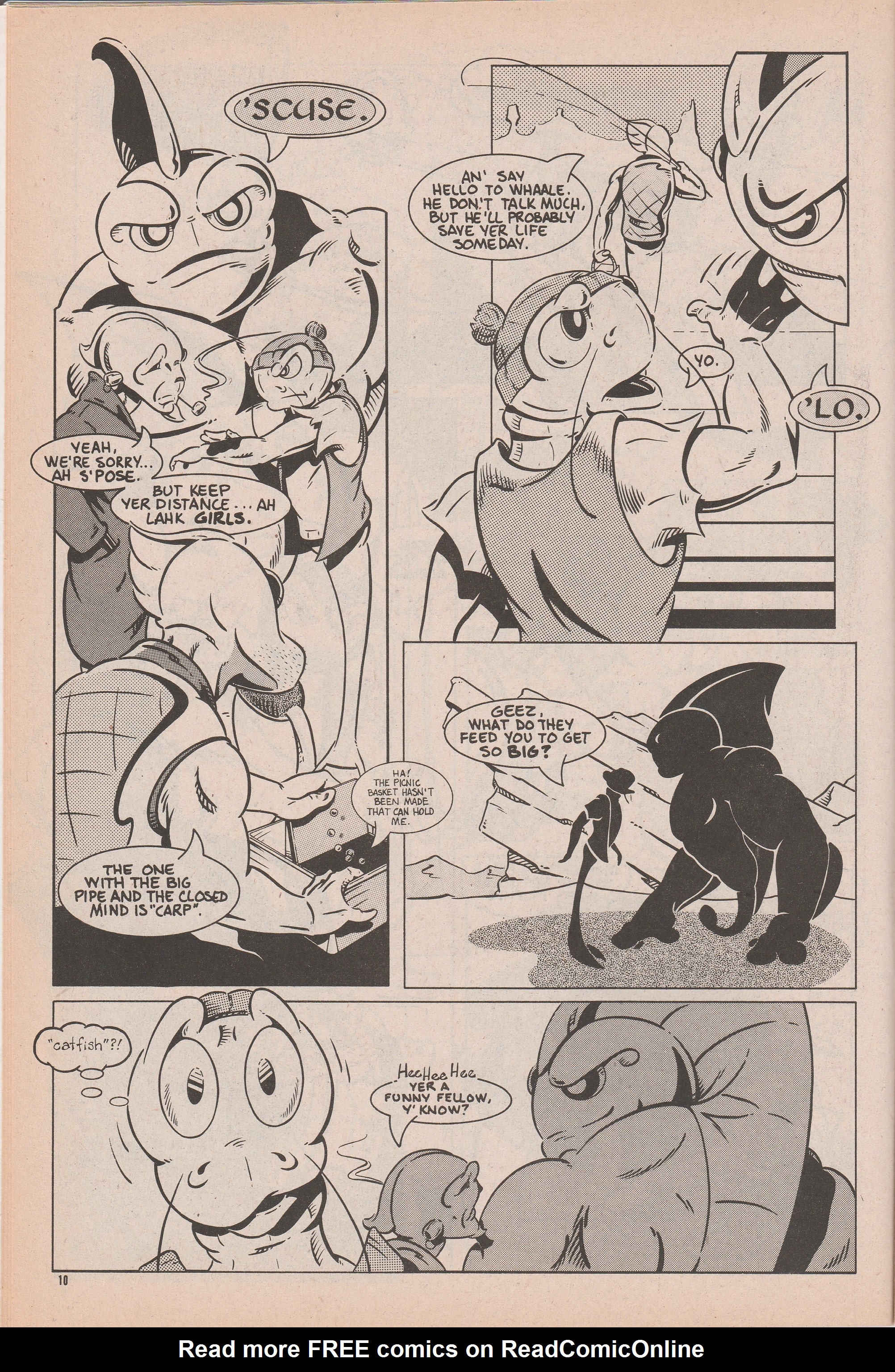 Read online The Fish Police comic -  Issue #11 - 12