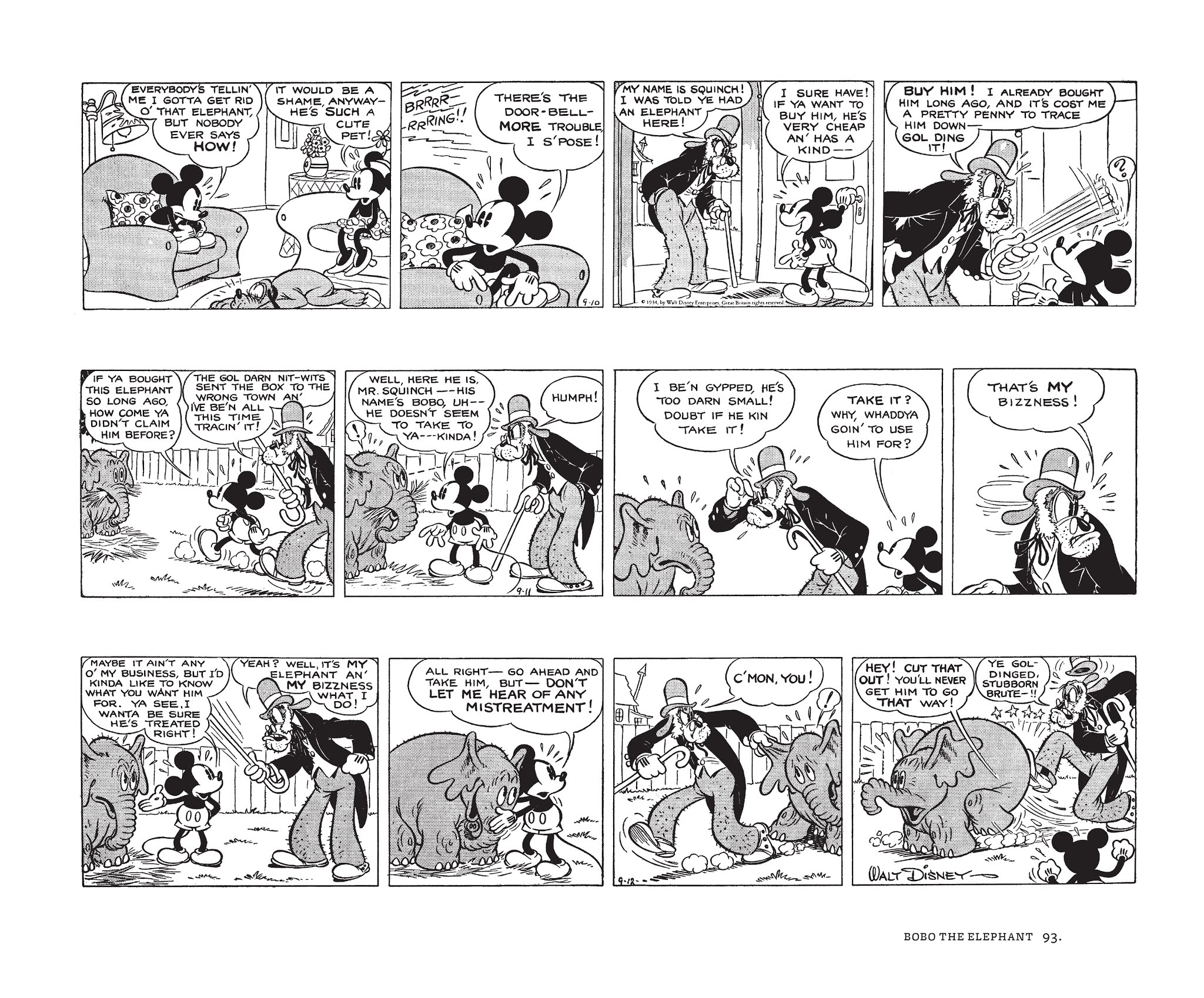 Read online Walt Disney's Mickey Mouse by Floyd Gottfredson comic -  Issue # TPB 3 (Part 1) - 93