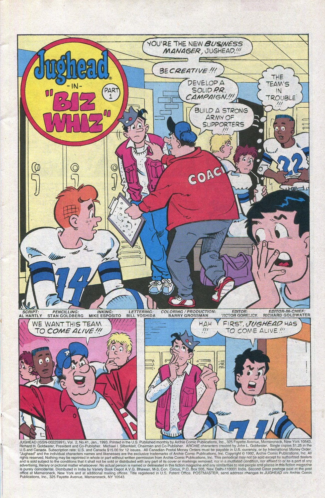 Read online Jughead (1987) comic -  Issue #41 - 3