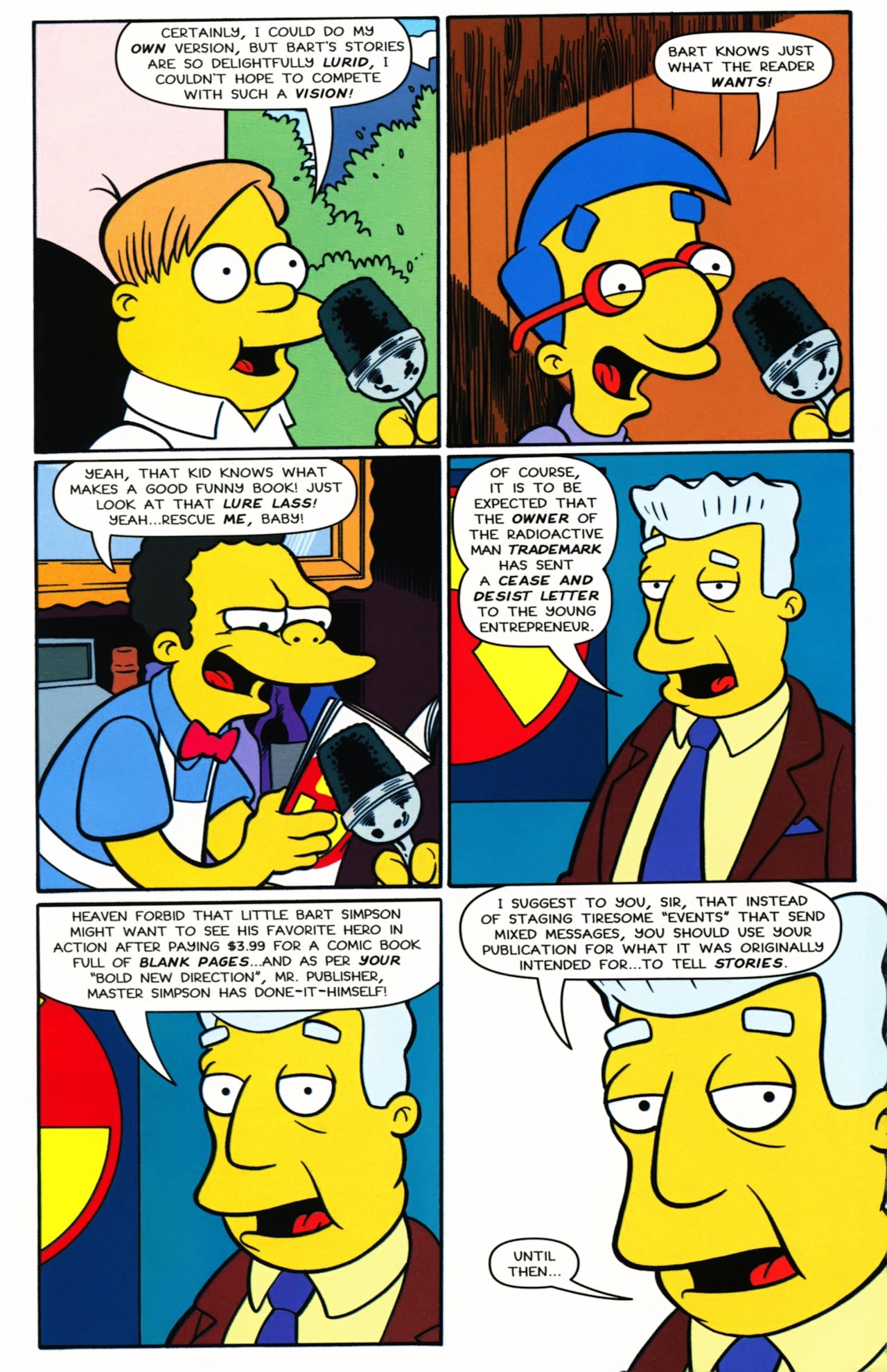 Read online Bongo Comics Presents Simpsons Super Spectacular comic -  Issue #9 - 28