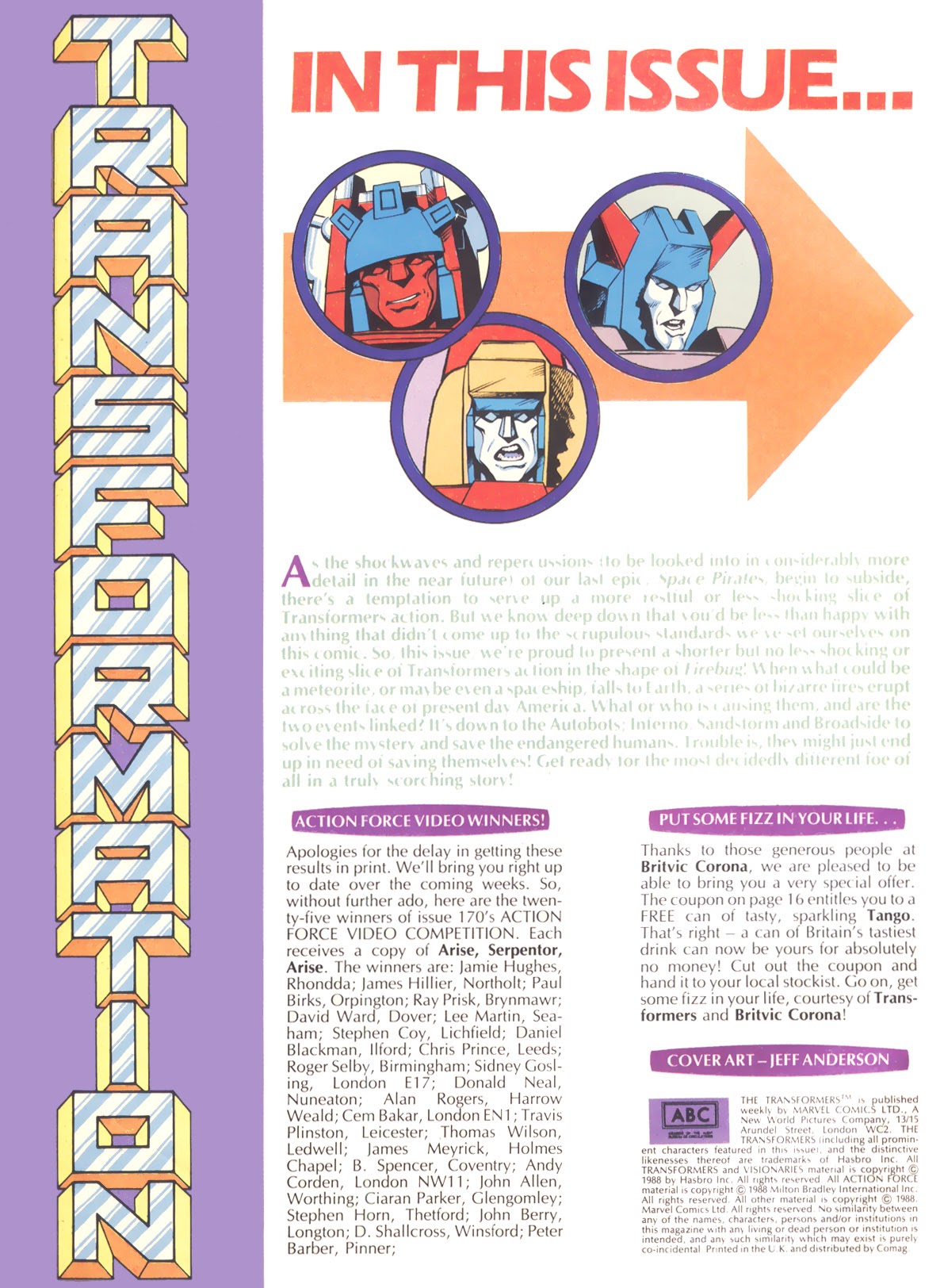 Read online The Transformers (UK) comic -  Issue #188 - 2