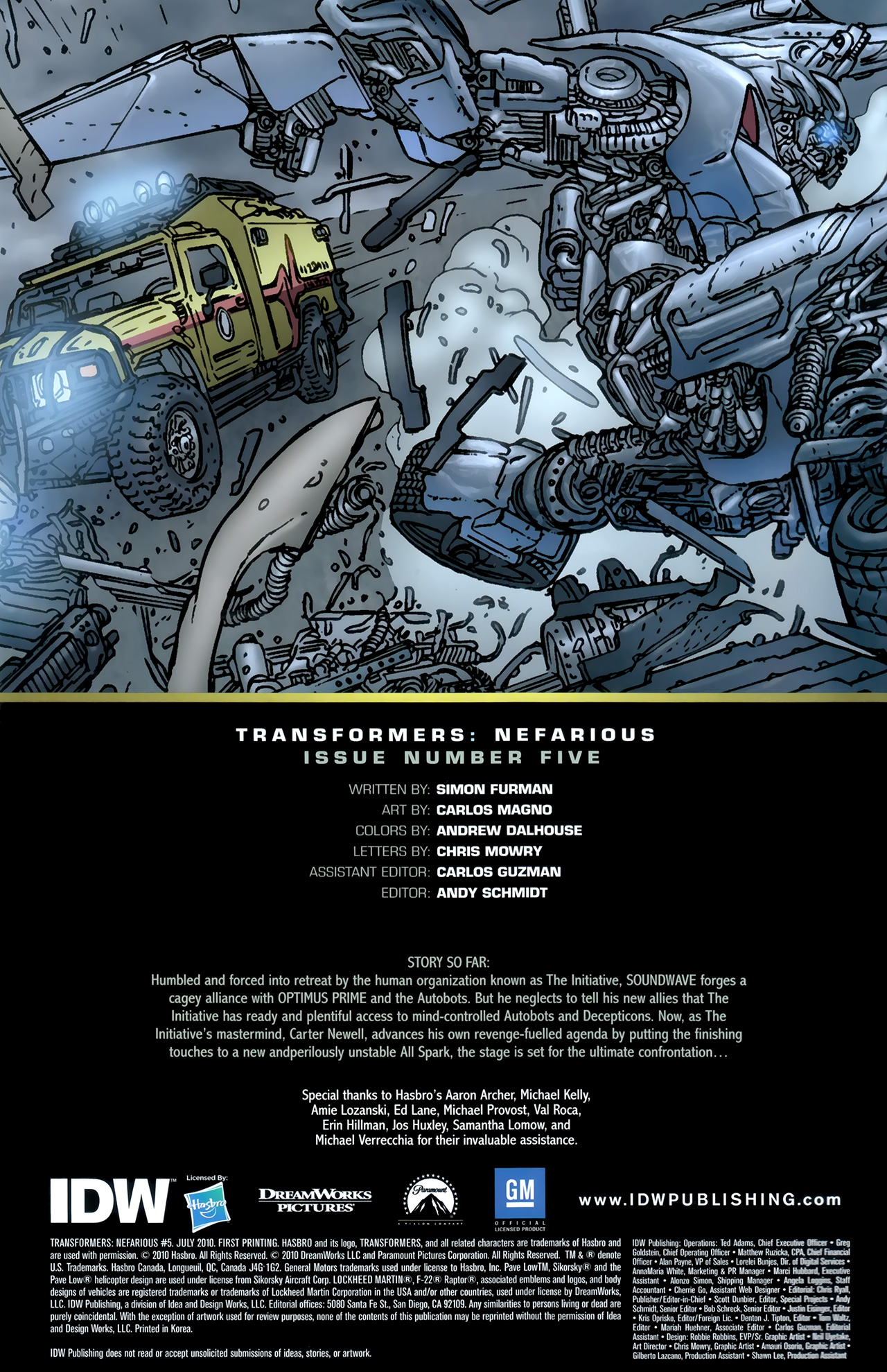Read online Transformers: Nefarious comic -  Issue #5 - 3