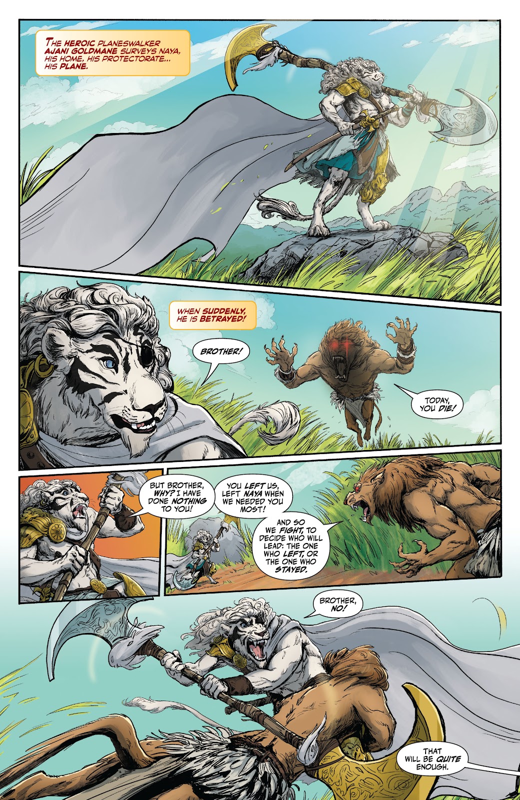 Magic: Ajani Goldmane issue 1 - Page 3