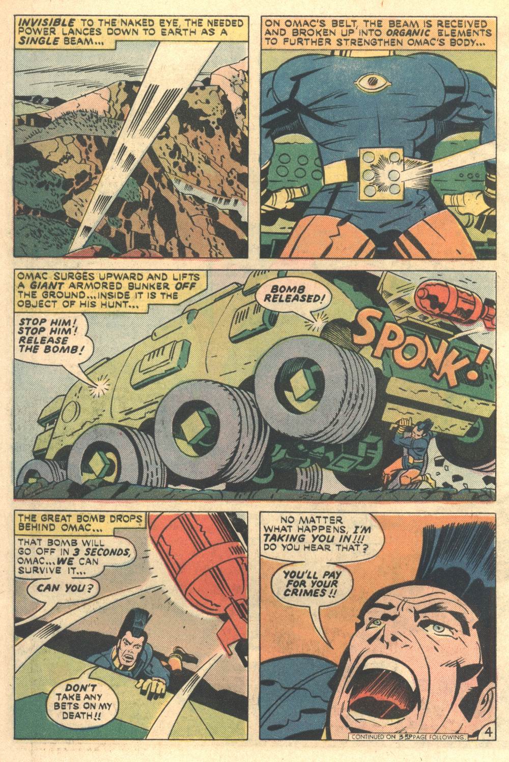 Read online OMAC (1974) comic -  Issue #4 - 5