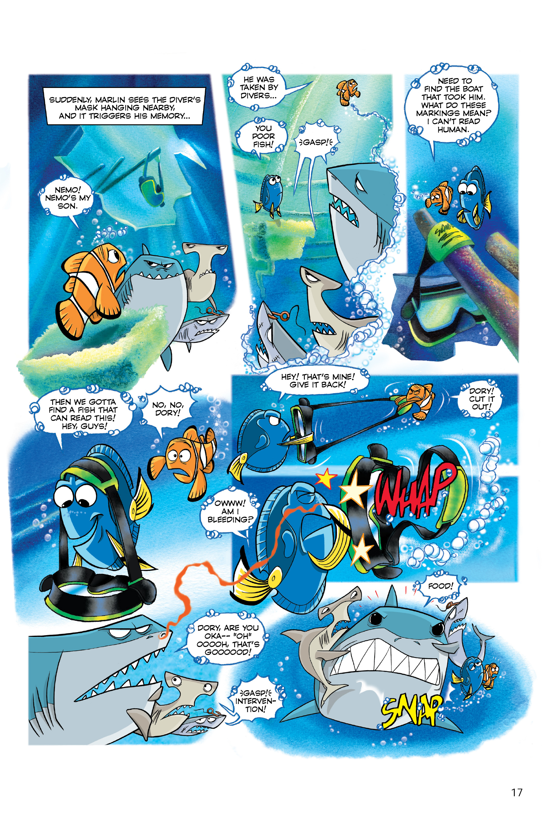 Read online Disney/PIXAR Finding Nemo and Finding Dory: The Story of the Movies in Comics comic -  Issue # TPB - 17