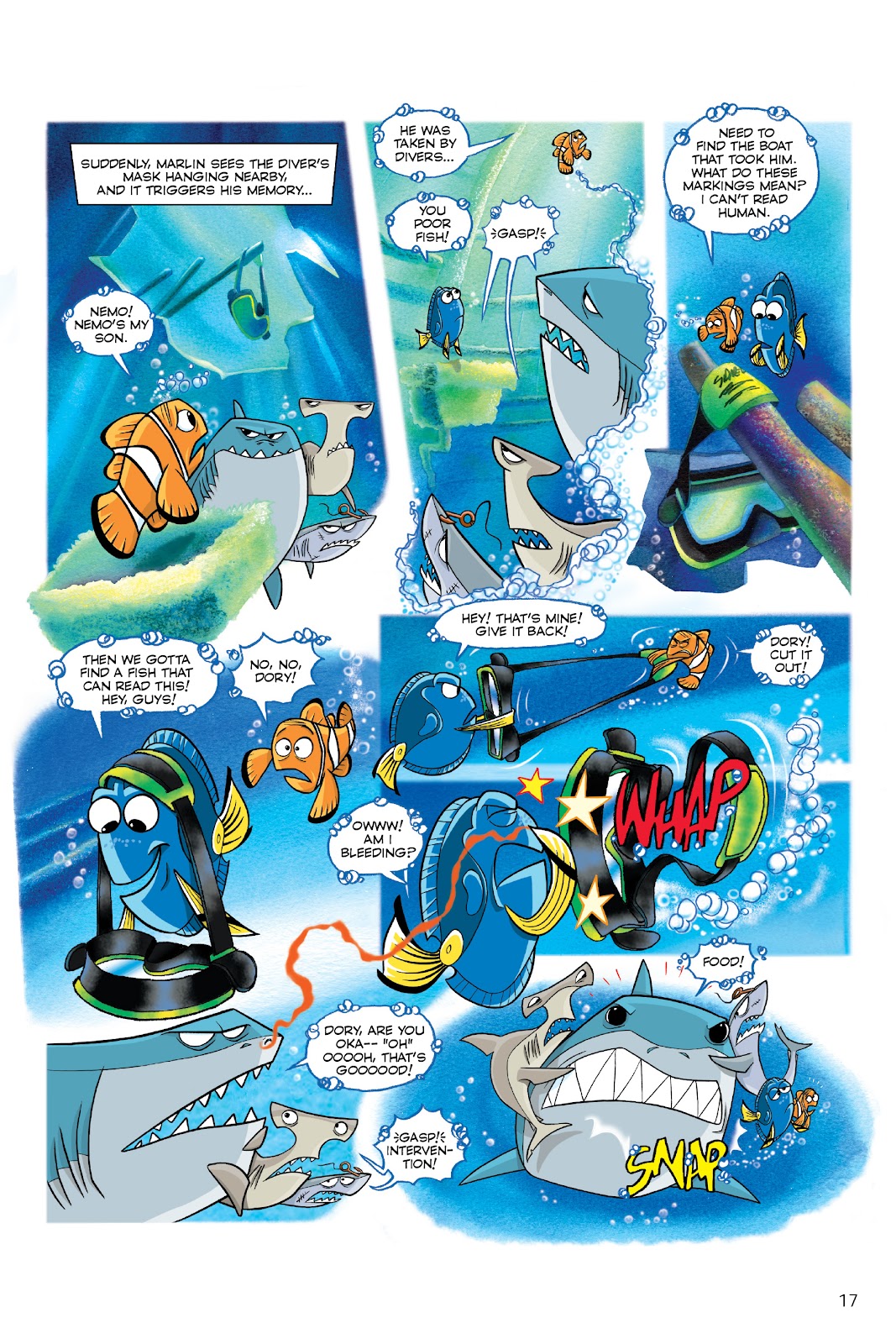 Disney/PIXAR Finding Nemo and Finding Dory: The Story of the Movies in Comics issue TPB - Page 17